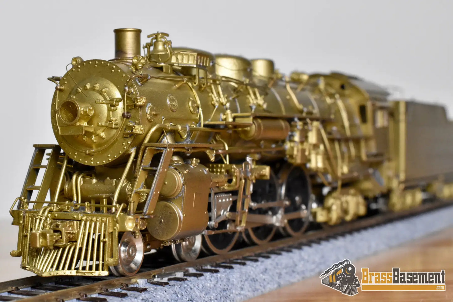 HO Brass Key Imports Santa Fe ATSF 4 6 4 #3450 Modernized Unpainted Steam