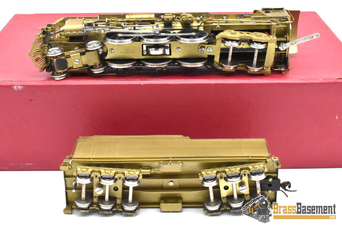HO Brass Key Imports Santa Fe ATSF 4 6 4 #3450 Modernized Unpainted Steam