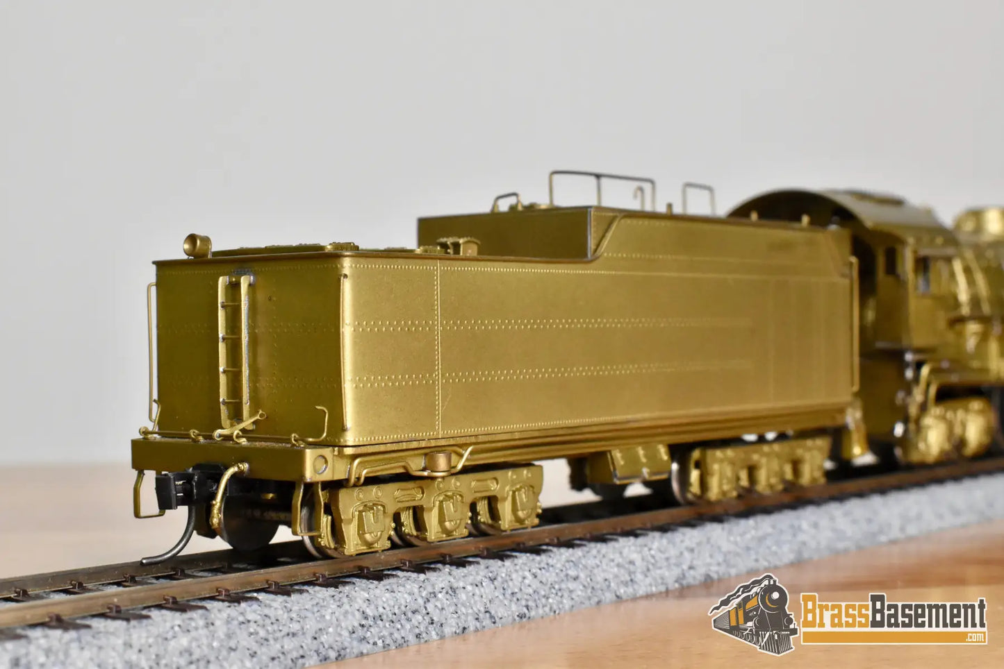 HO Brass Key Imports Santa Fe ATSF 4 6 4 #3450 Modernized Unpainted Steam