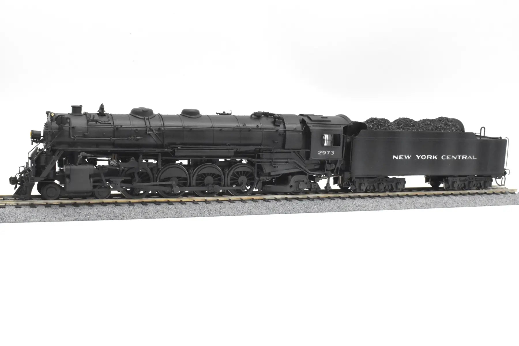 HO Brass - KEY New York Central NYC L-2d 4-8-2 Mohawk #2973 - C/P Superb Runner Steam