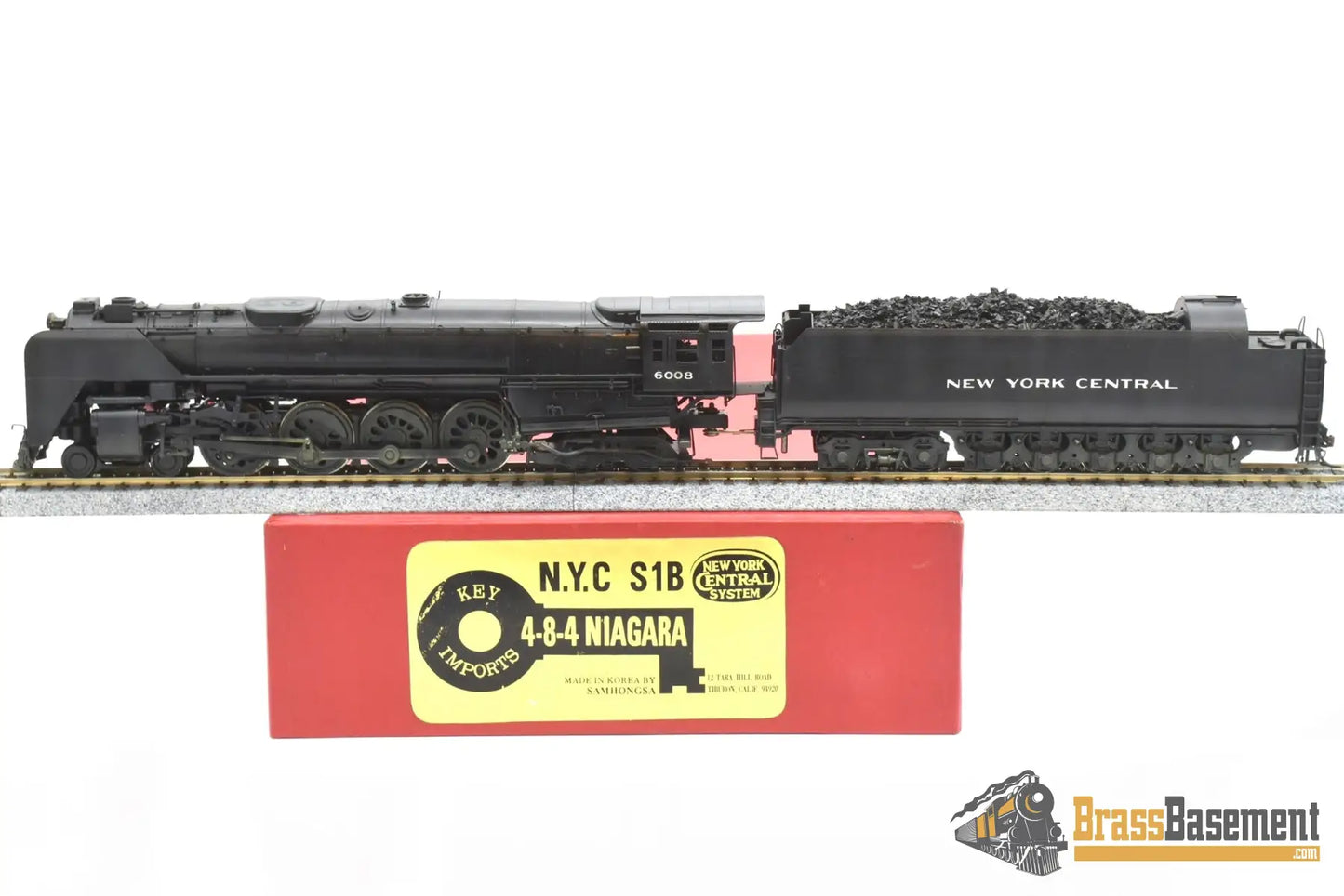 Ho Brass - Key New York Central Nyc S1B #6008 4 - 8 - 4 Niagara Custom Painted Samhongsa Steam