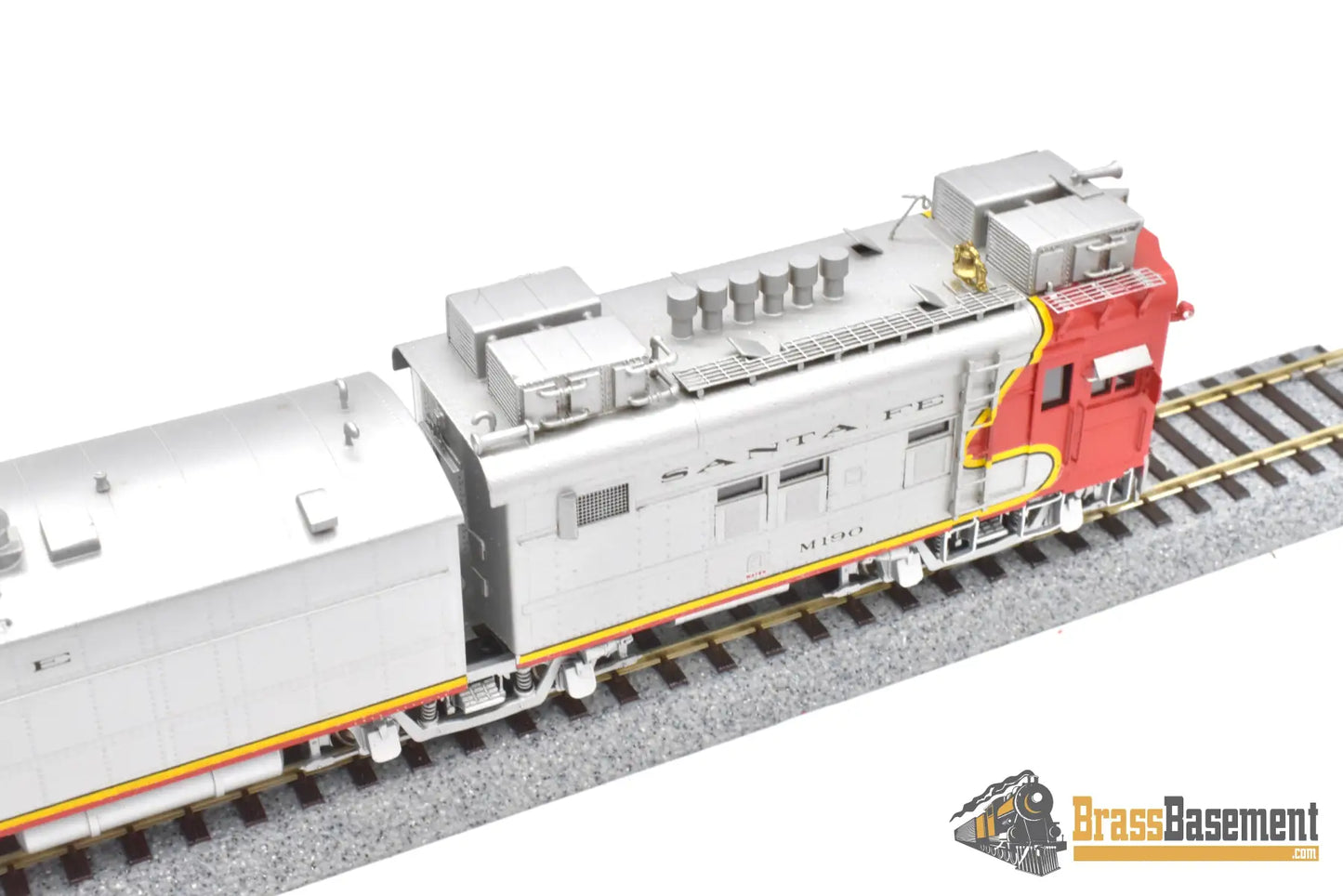 Ho Brass - Key Santa Fe M - 190 Articulated Motor - Car Doodlebug Fm Korea Factory Painted Passenger