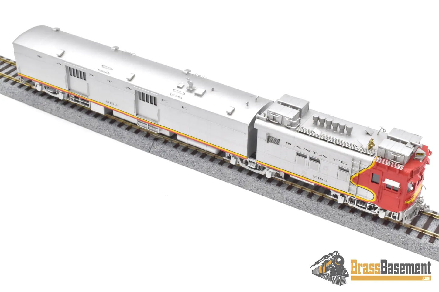 Ho Brass - Key Santa Fe M - 190 Articulated Motor - Car Doodlebug Fm Korea Factory Painted Passenger