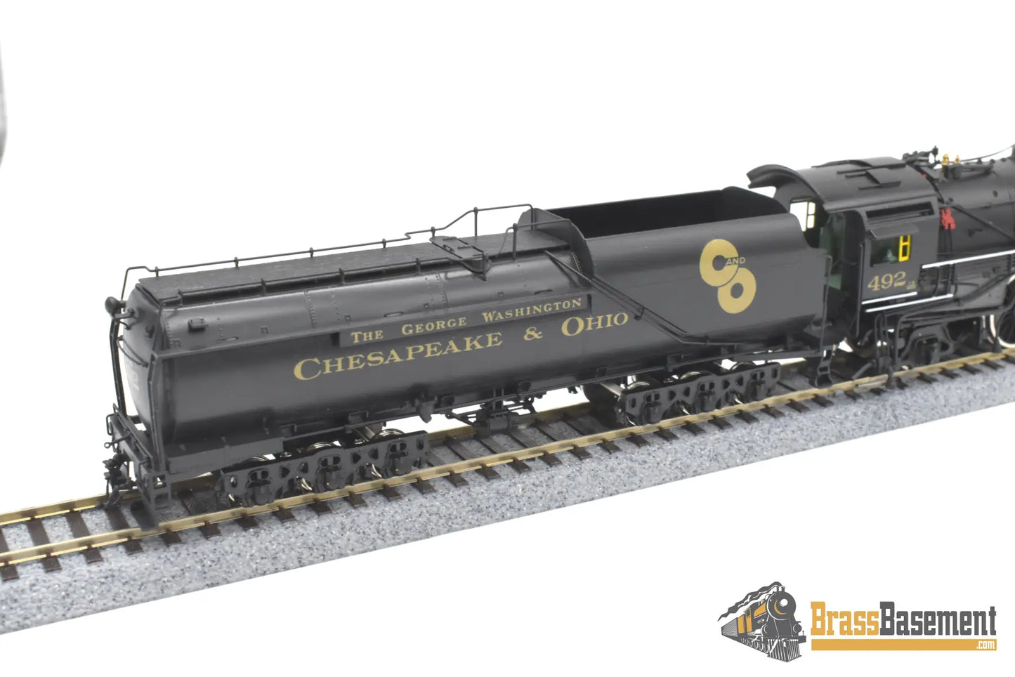 Ho Brass - Key Ski Chesapeake & Ohio C&O F - 19 4 - 6 - 2 Pacific #492 Elesco Fwh Steam