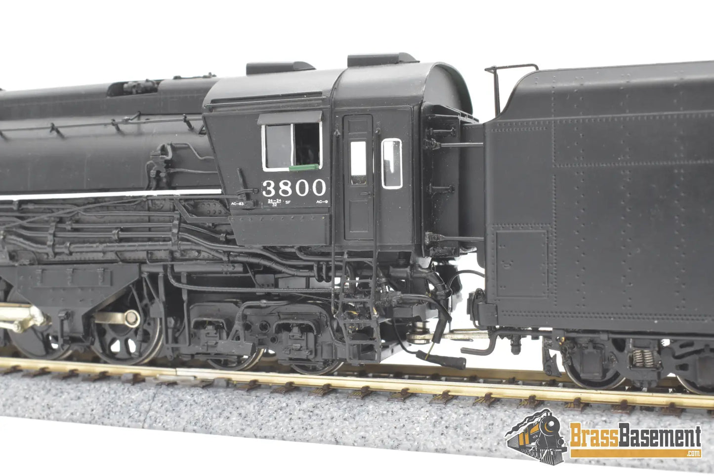 Ho Brass - Key Southern Pacific Sp Ac - 9 2 - 8 - 8 - 4 #3800 Cs 110 Coal Samhongsa Fp Mint Steam