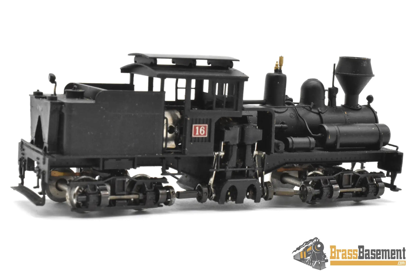 HO Brass - KTM Ali-San Two Truck Two Cylinder Shay #16 - Unpainted - Steam