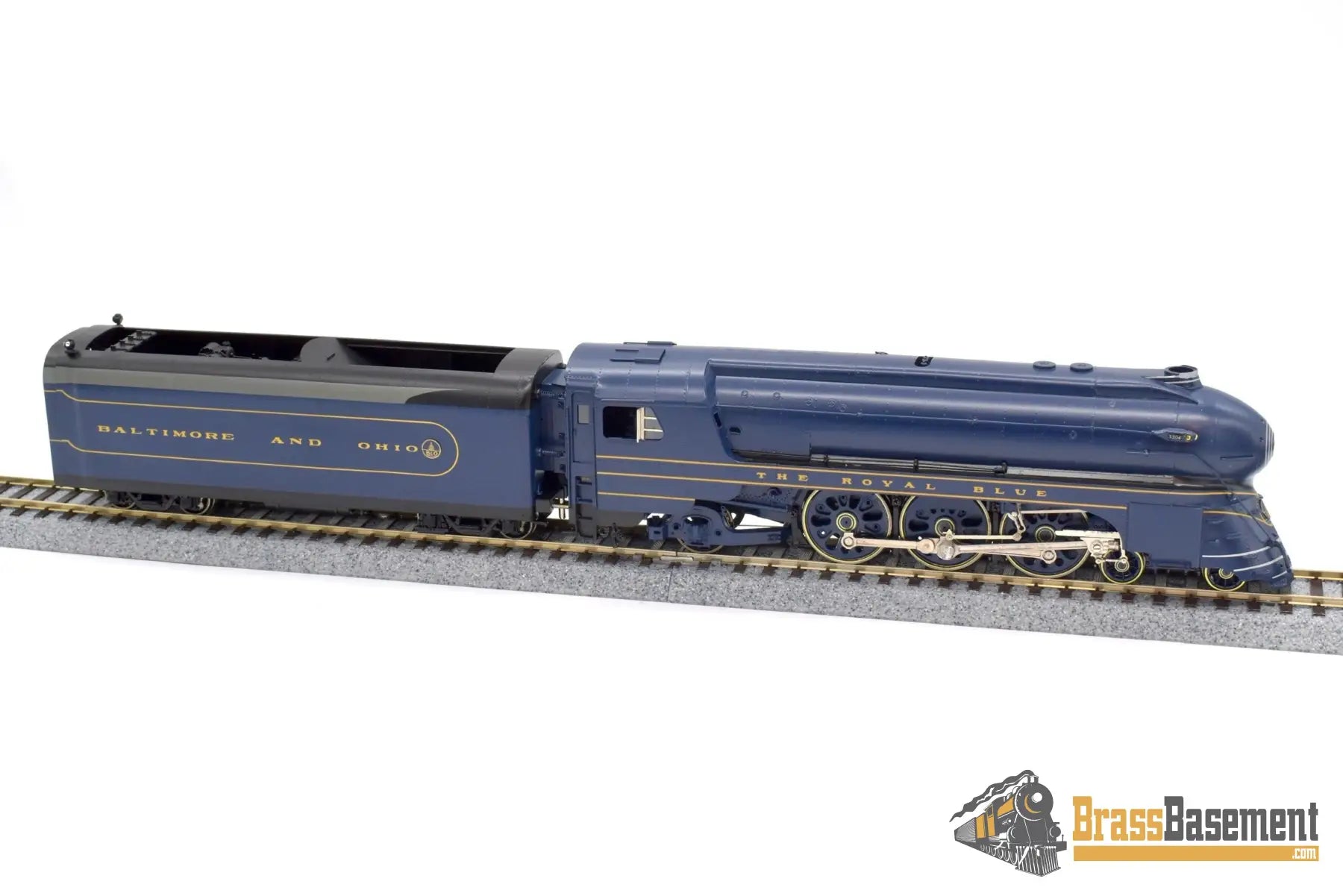 Ho Brass - Mts Baltimore & Ohio B&O ‘Royal Blue’ 4 - 6 - 2 And 8 Car Passenger Set Mint +