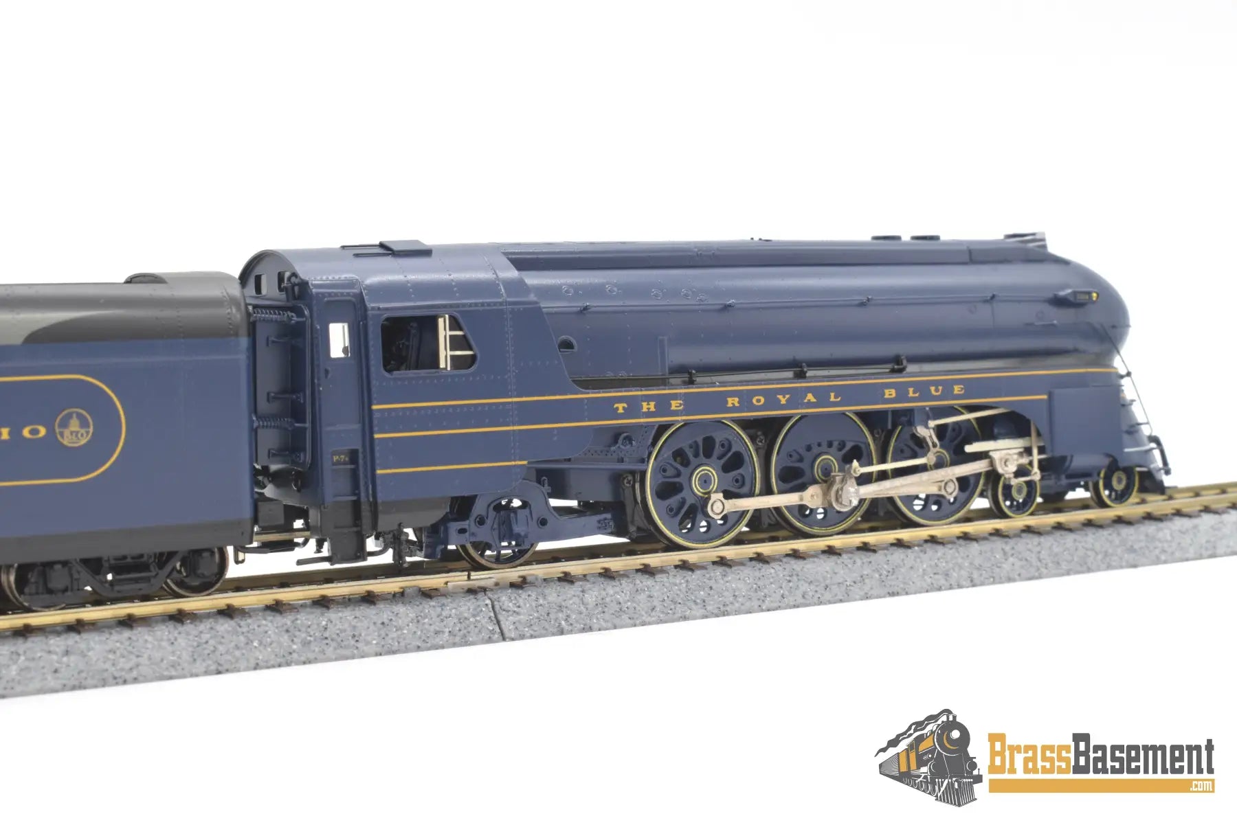 Ho Brass - Mts Baltimore & Ohio B&O ‘Royal Blue’ 4 - 6 - 2 And 8 Car Passenger Set Mint +
