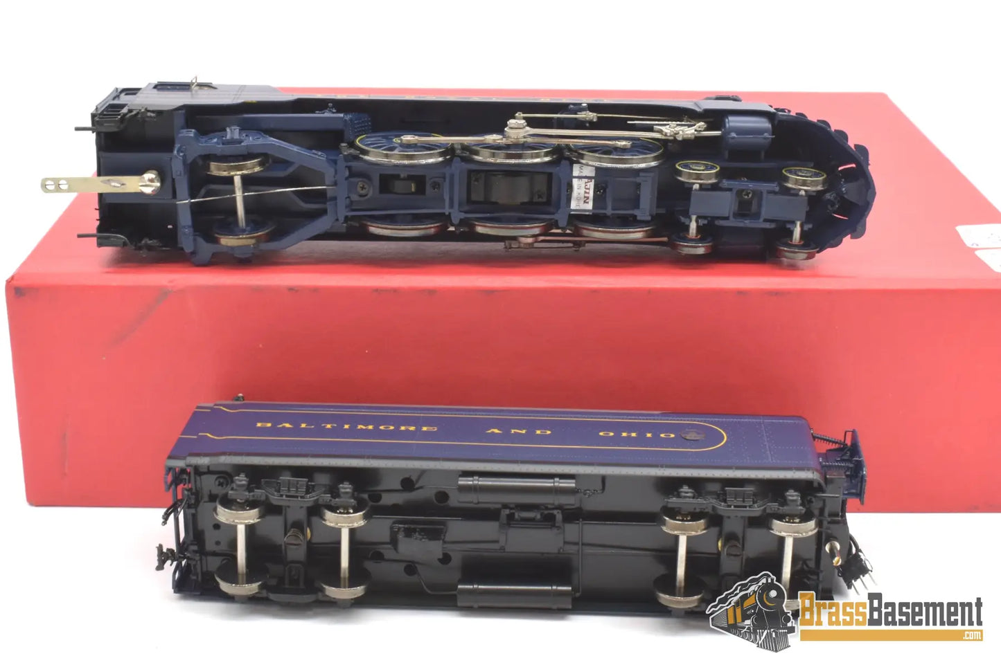 Ho Brass - Mts Baltimore & Ohio B&O ‘Royal Blue’ 4 - 6 - 2 And 8 Car Passenger Set Mint +