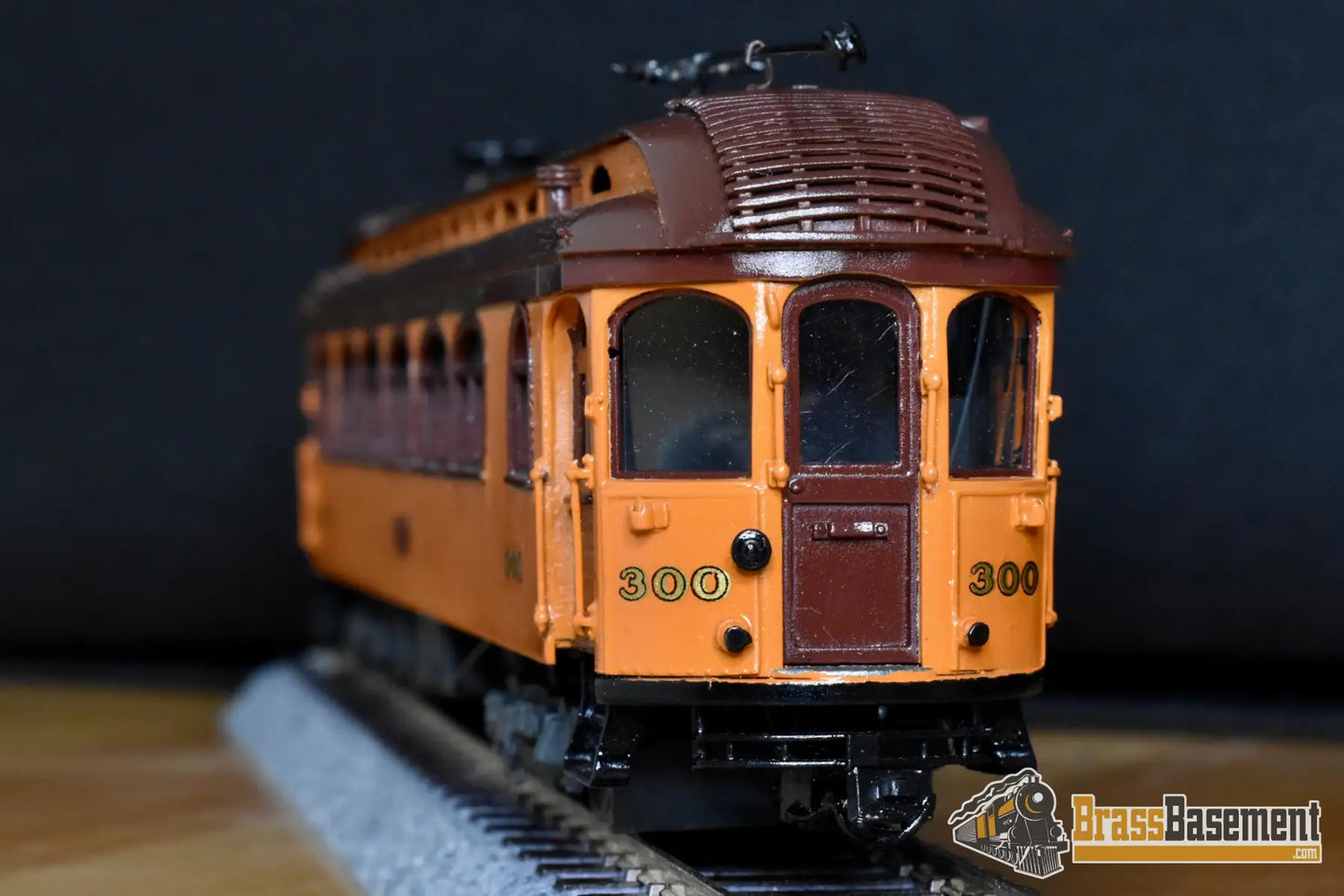 HO Brass MTS CNS&M North Shore Line ’Jewett’ Coach #300 Factory Painted Interurban