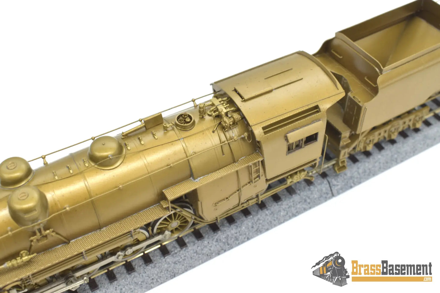 Ho Brass - Njcb 279A Chesapeake & Ohio C&O B - 1 2 - 10 - 2 W/ Elesco Fwh Unpainted Steam