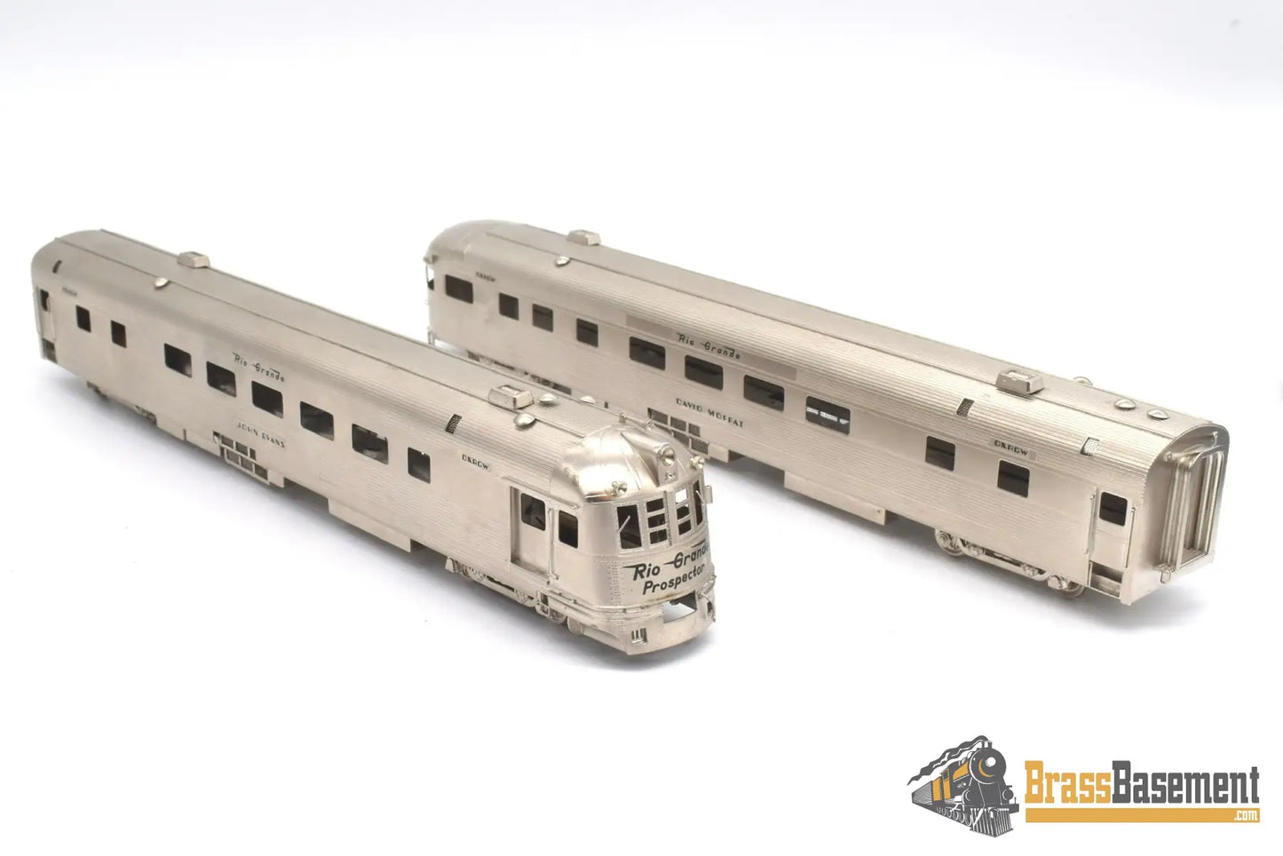 Ho Brass - Njcb D&Rgw Rio Grande Prospector 2 Car Set F/P Custom Decals Diesel