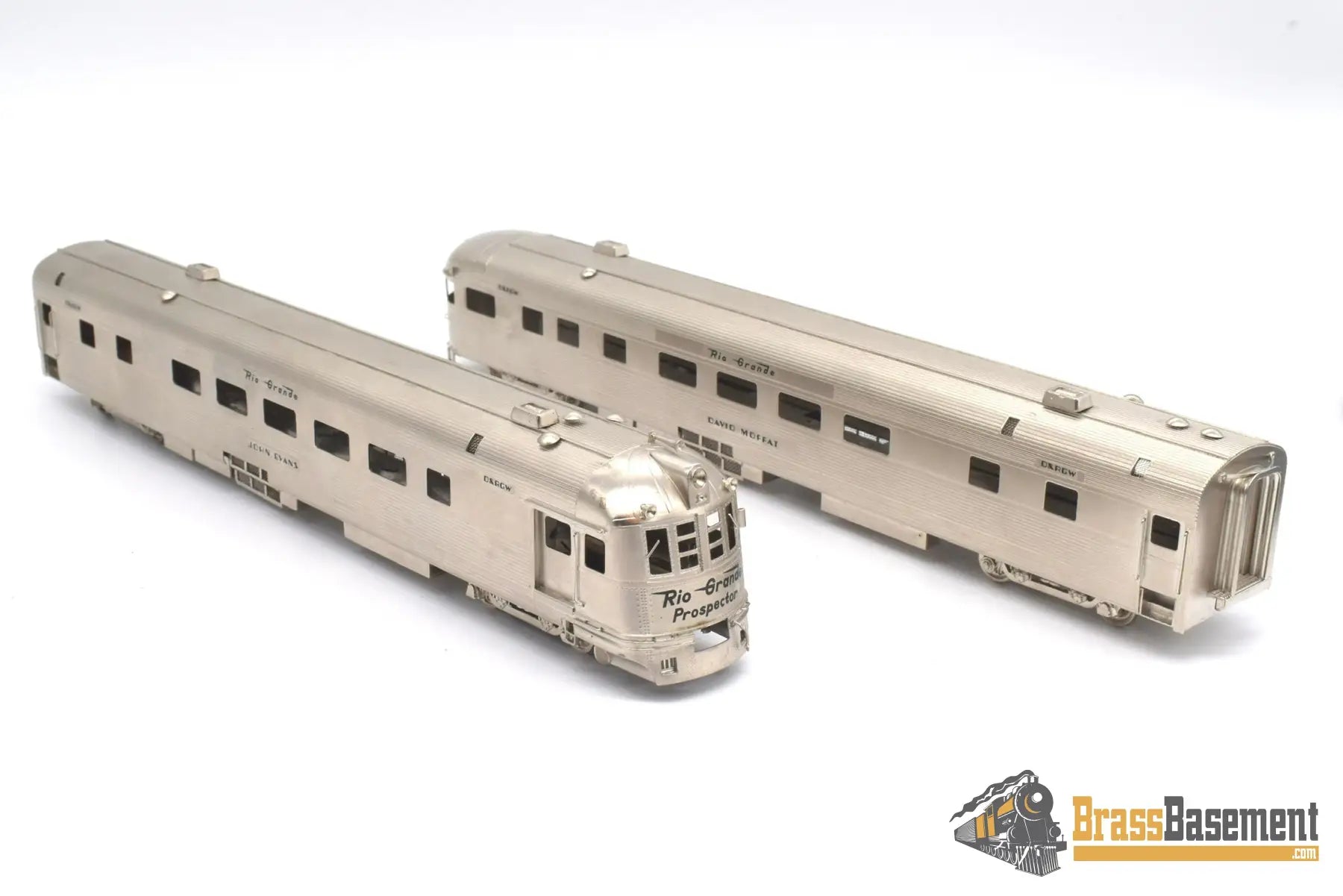 Ho Brass - Njcb D&Rgw Rio Grande Prospector 2 Car Set F/P Custom Decals Diesel