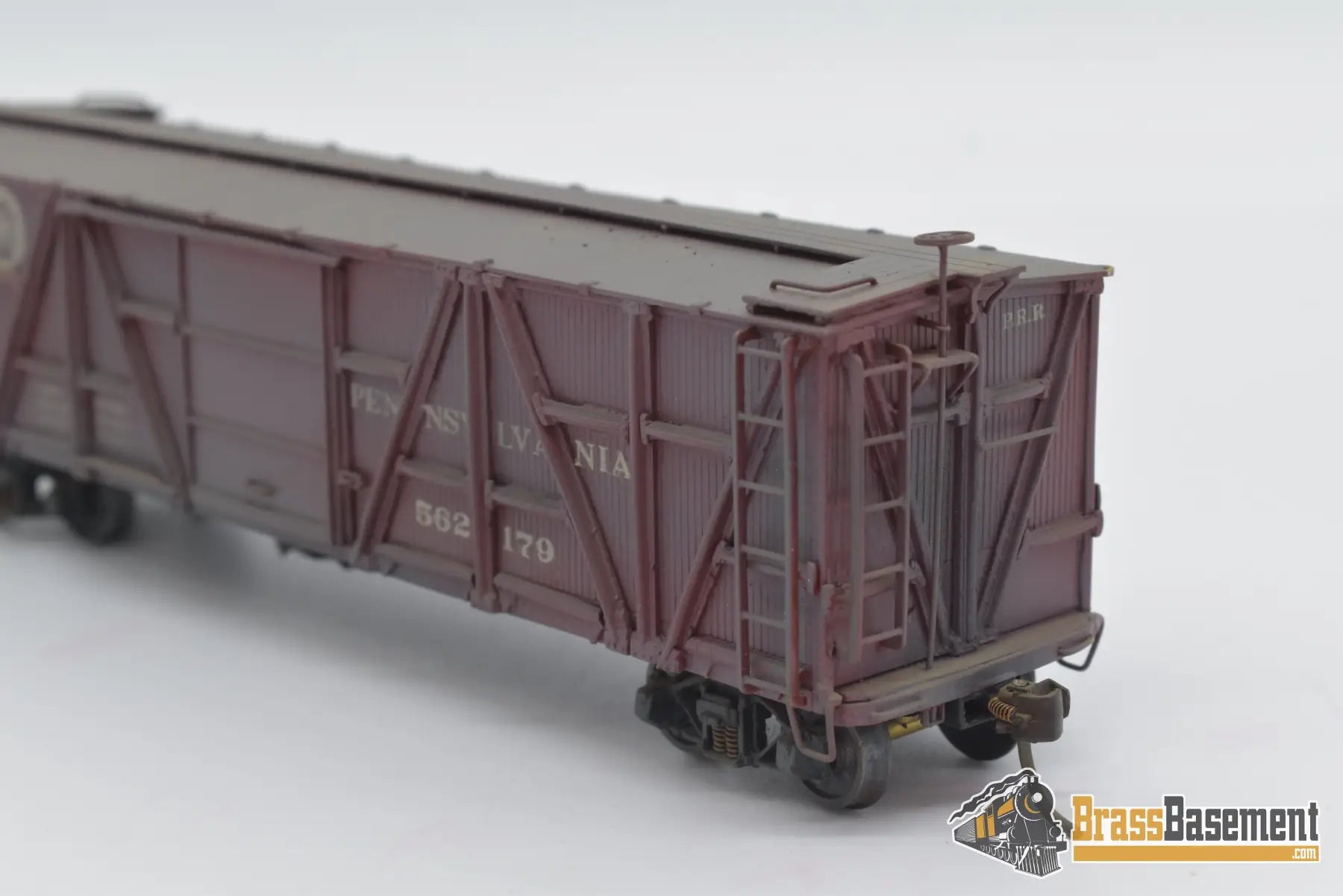 Ho Brass - Njcb Pennsylvania Prr X - 23 Wood War Boxcar Custom Paint Freight