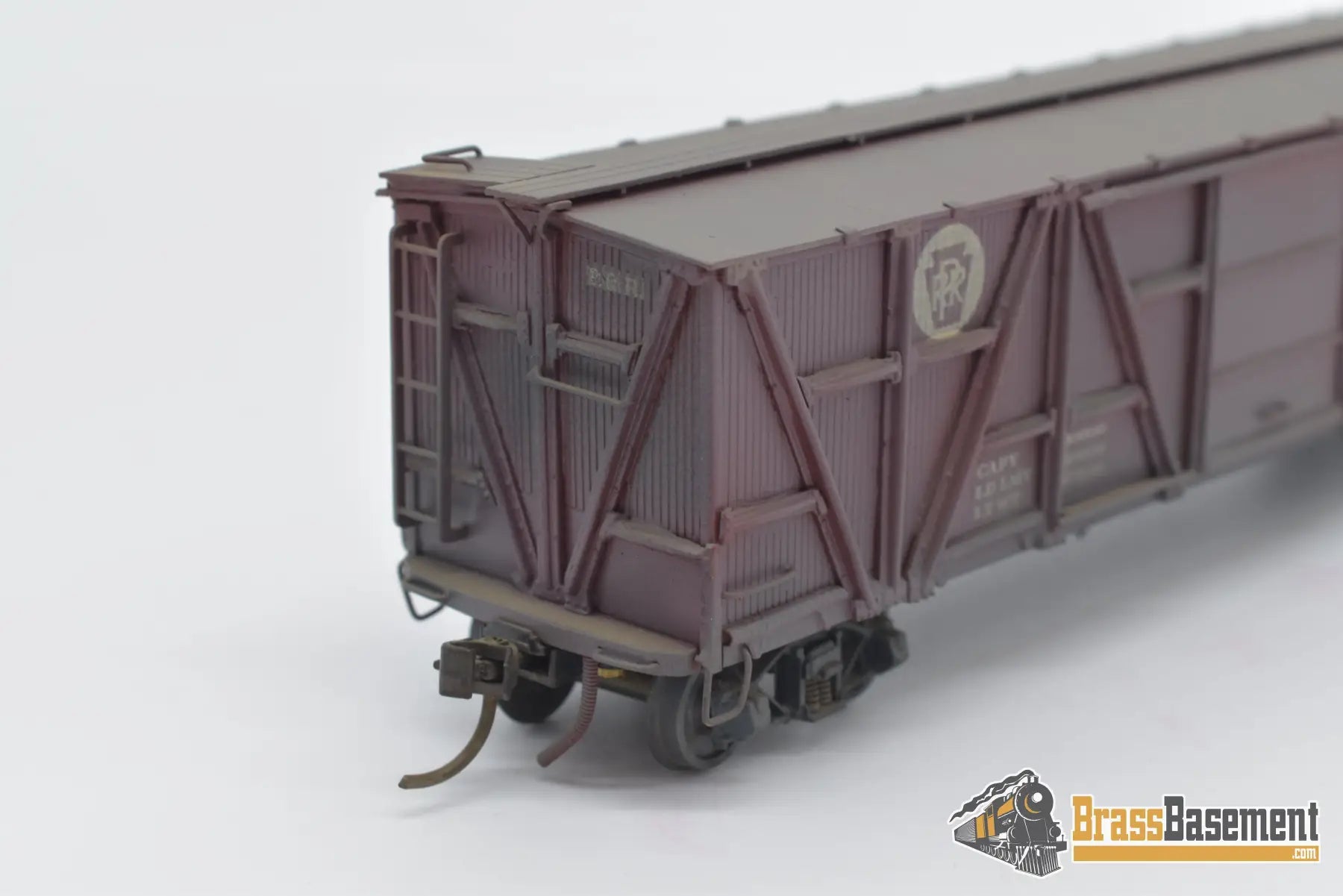 Ho Brass - Njcb Pennsylvania Prr X - 23 Wood War Boxcar Custom Paint Freight