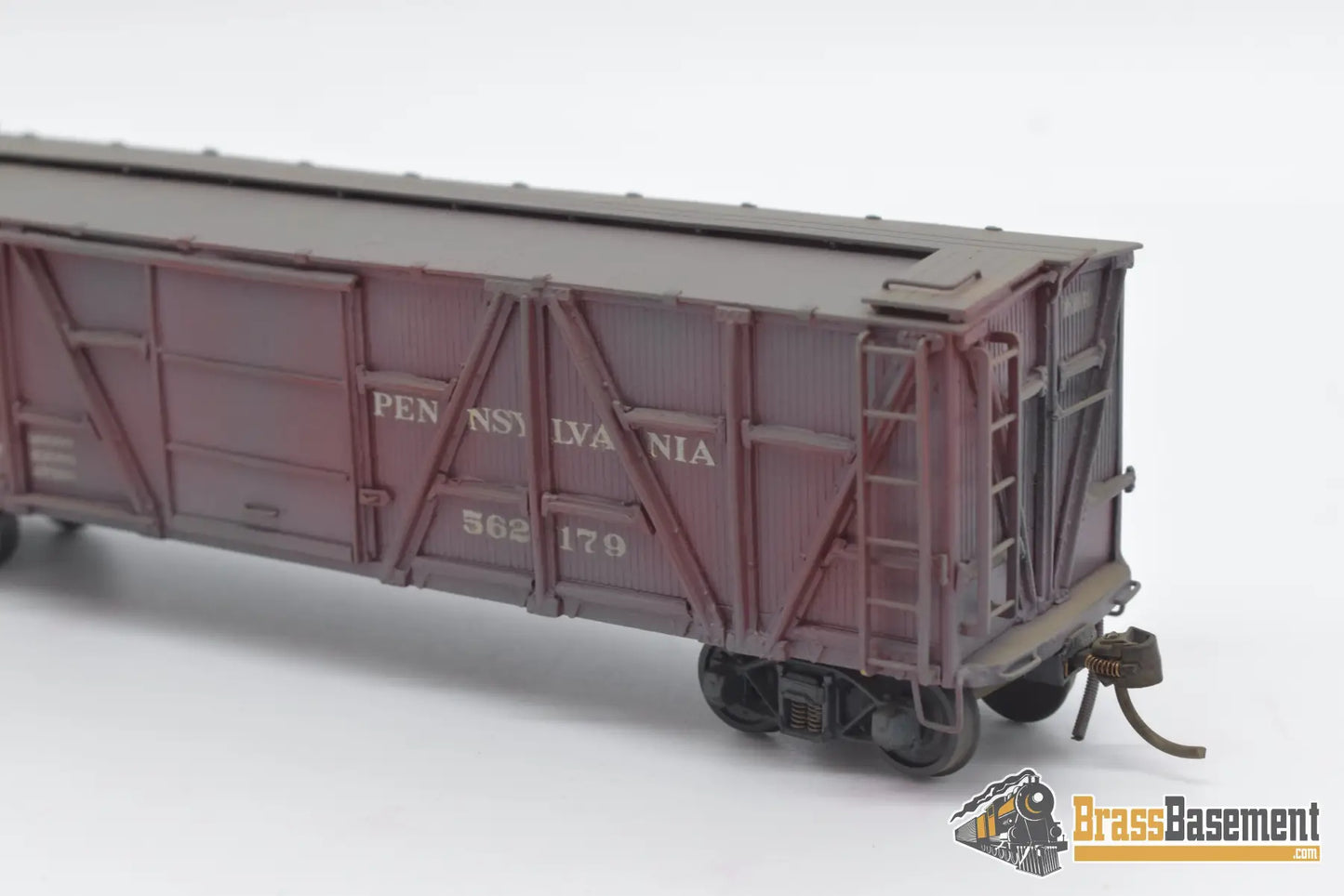 Ho Brass - Njcb Pennsylvania Prr X - 23 Wood War Boxcar Custom Paint Freight