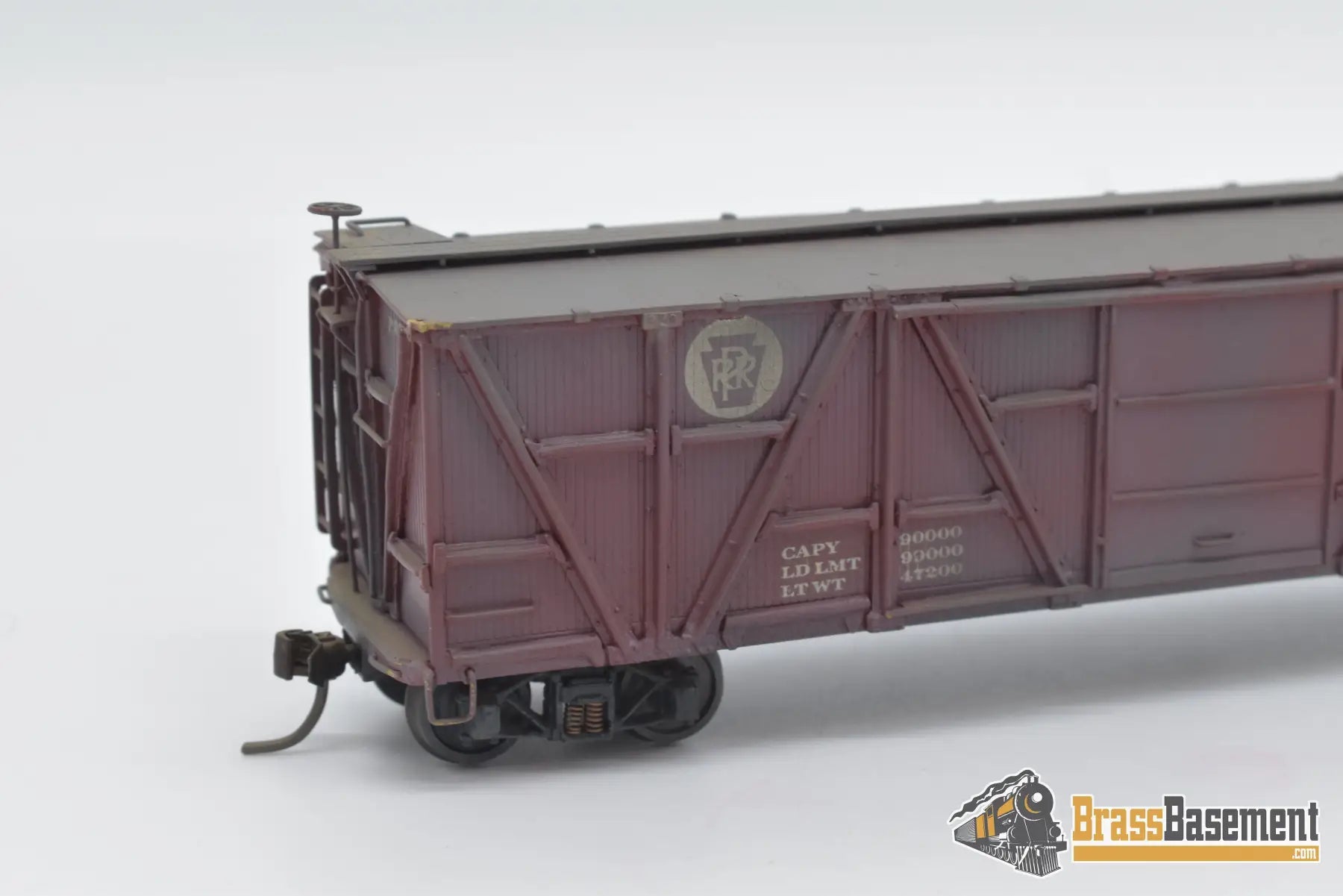 Ho Brass - Njcb Pennsylvania Prr X - 23 Wood War Boxcar Custom Paint Freight
