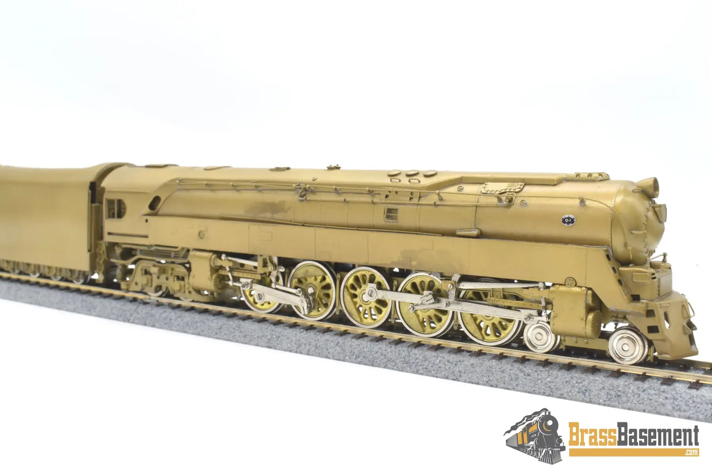 Ho Brass - Njcb Prr Pennsylvania Q - 1 4 - 6 - 4 - 4 Duplex Streamlined Unpainted Steam