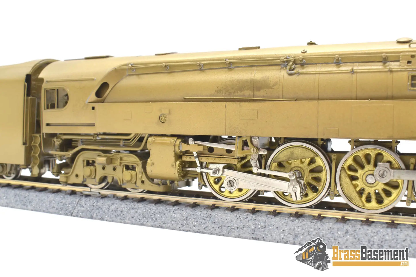 Ho Brass - Njcb Prr Pennsylvania Q - 1 4 - 6 - 4 - 4 Duplex Streamlined Unpainted Steam