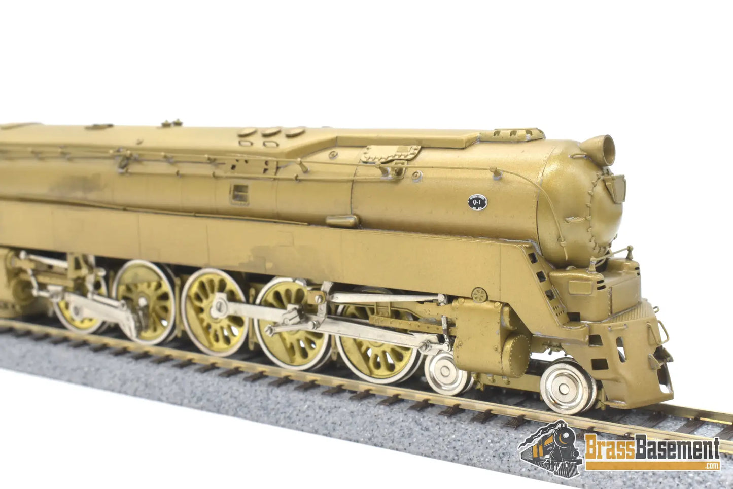 Ho Brass - Njcb Prr Pennsylvania Q - 1 4 - 6 - 4 - 4 Duplex Streamlined Unpainted Steam