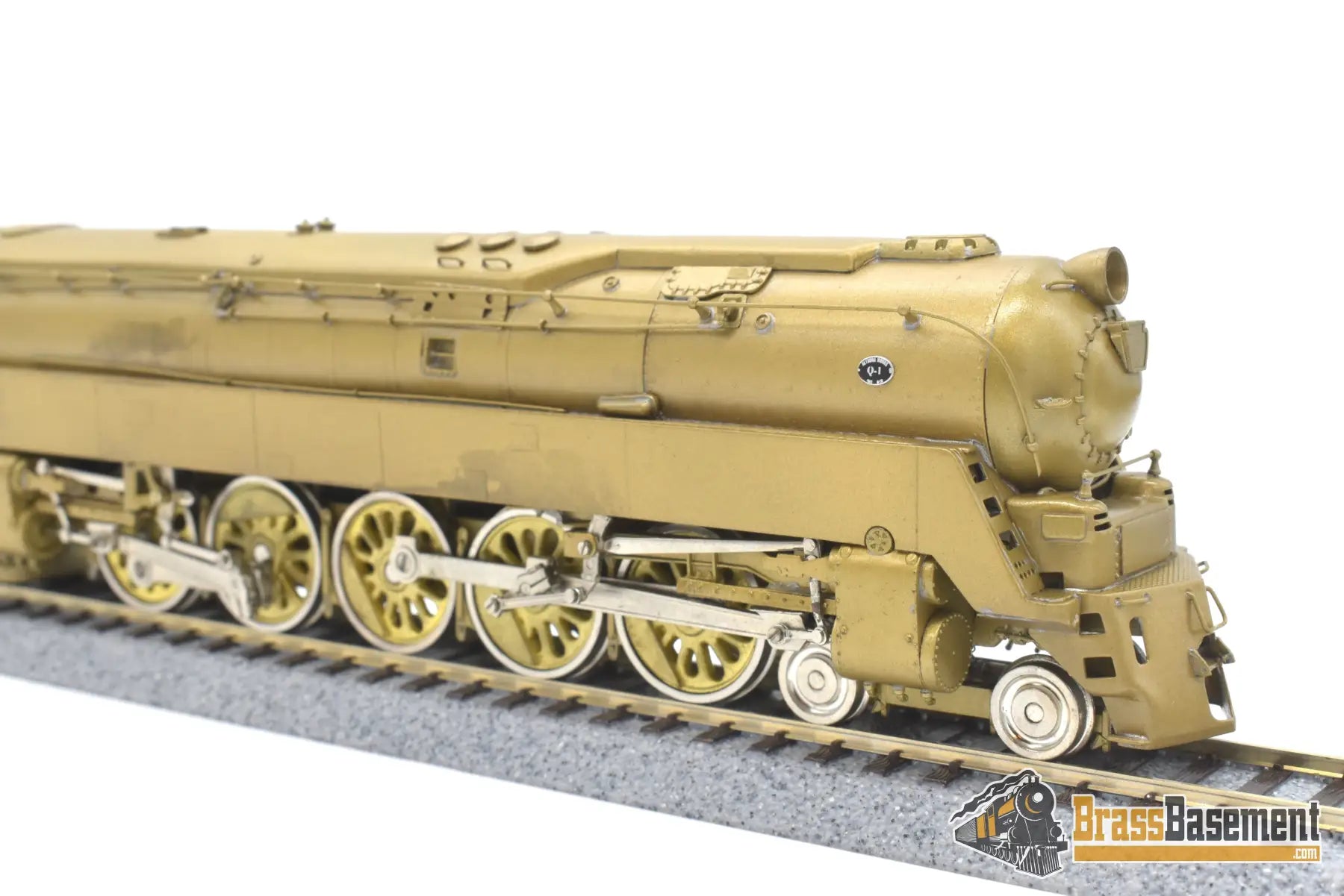 Ho Brass - Njcb Prr Pennsylvania Q - 1 4 - 6 - 4 - 4 Duplex Streamlined Unpainted Steam