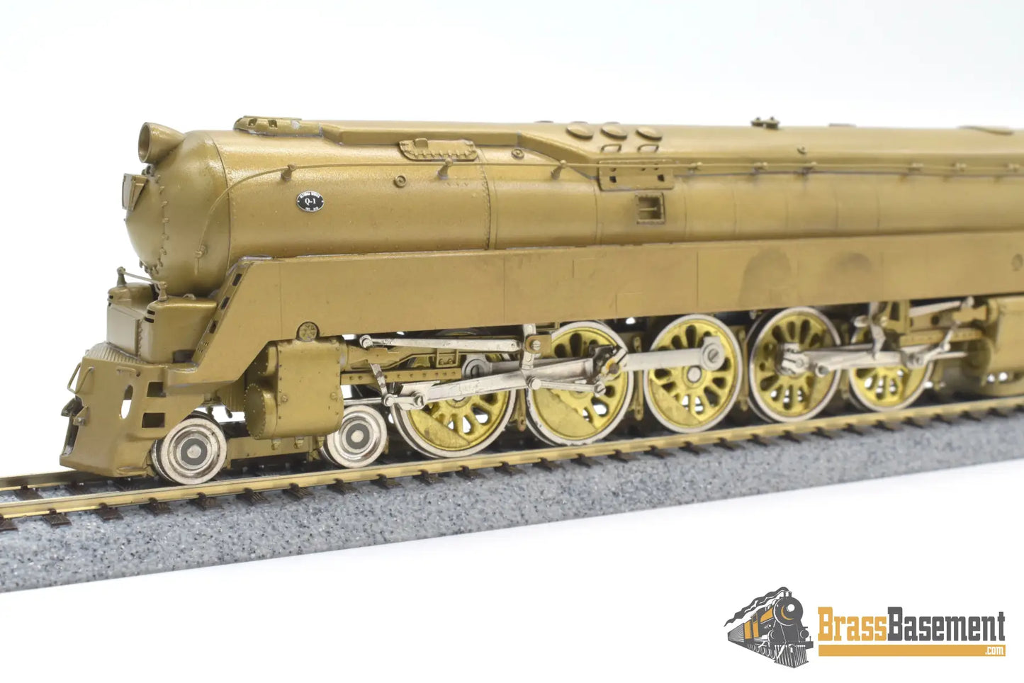 Ho Brass - Njcb Prr Pennsylvania Q - 1 4 - 6 - 4 - 4 Duplex Streamlined Unpainted Steam
