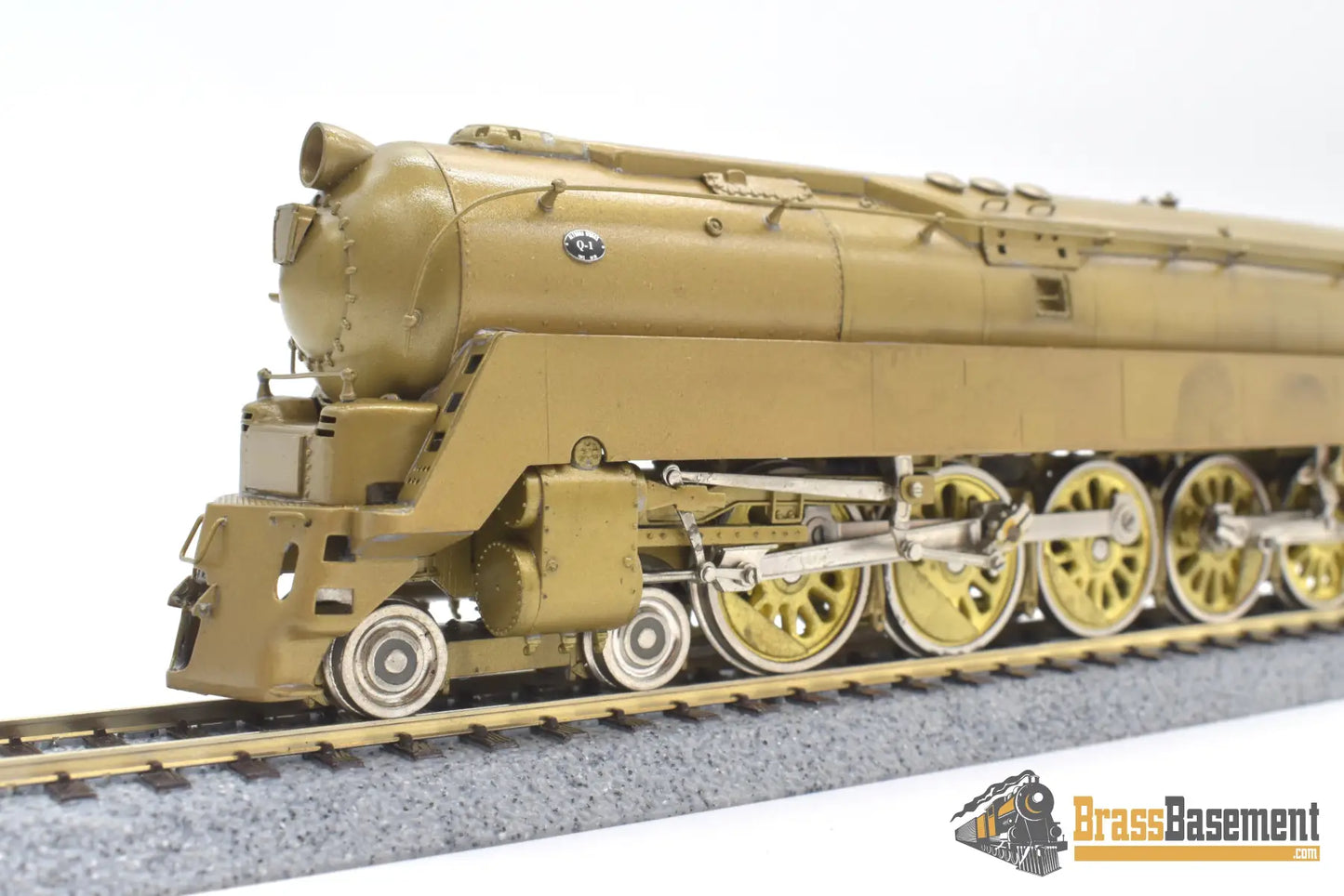Ho Brass - Njcb Prr Pennsylvania Q - 1 4 - 6 - 4 - 4 Duplex Streamlined Unpainted Steam