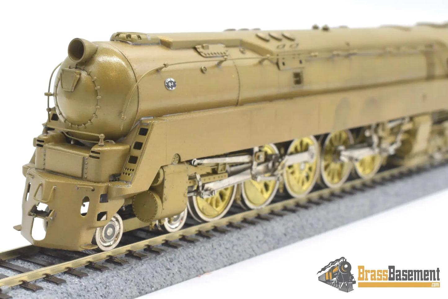 Ho Brass - Njcb Prr Pennsylvania Q - 1 4 - 6 - 4 - 4 Duplex Streamlined Unpainted Steam