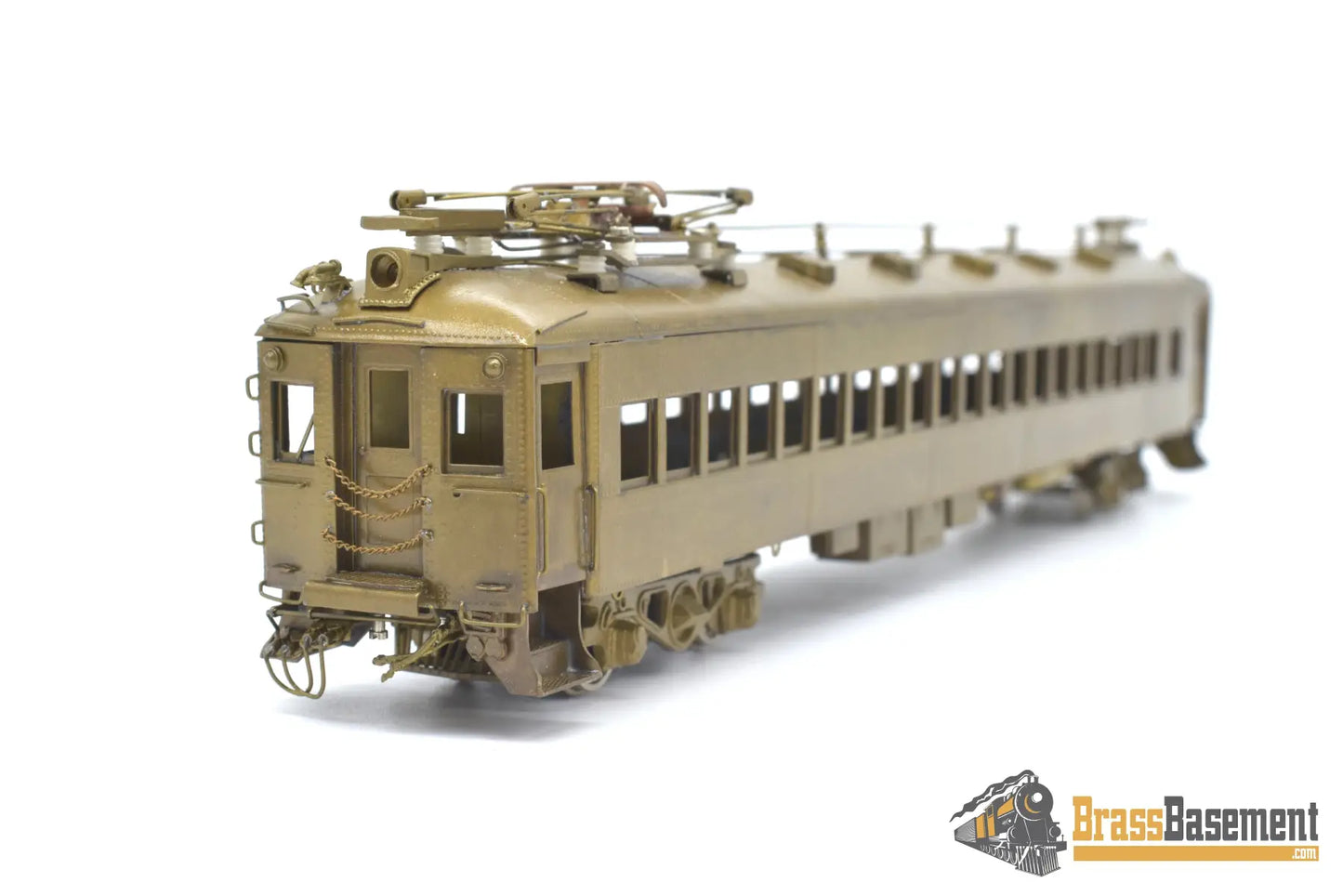 Ho Brass - Njcb Reading Railroad Self Propelled Mu 3 - Car Set Unpainted Passenger