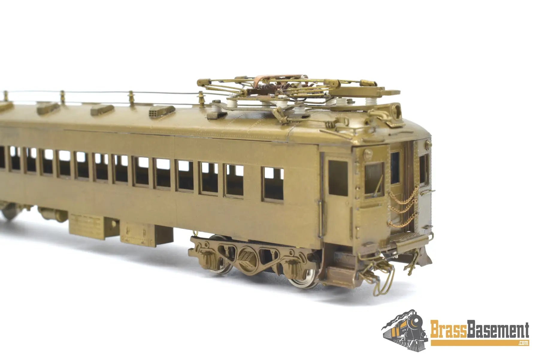 Ho Brass - Njcb Reading Railroad Self Propelled Mu 3 - Car Set Unpainted Passenger