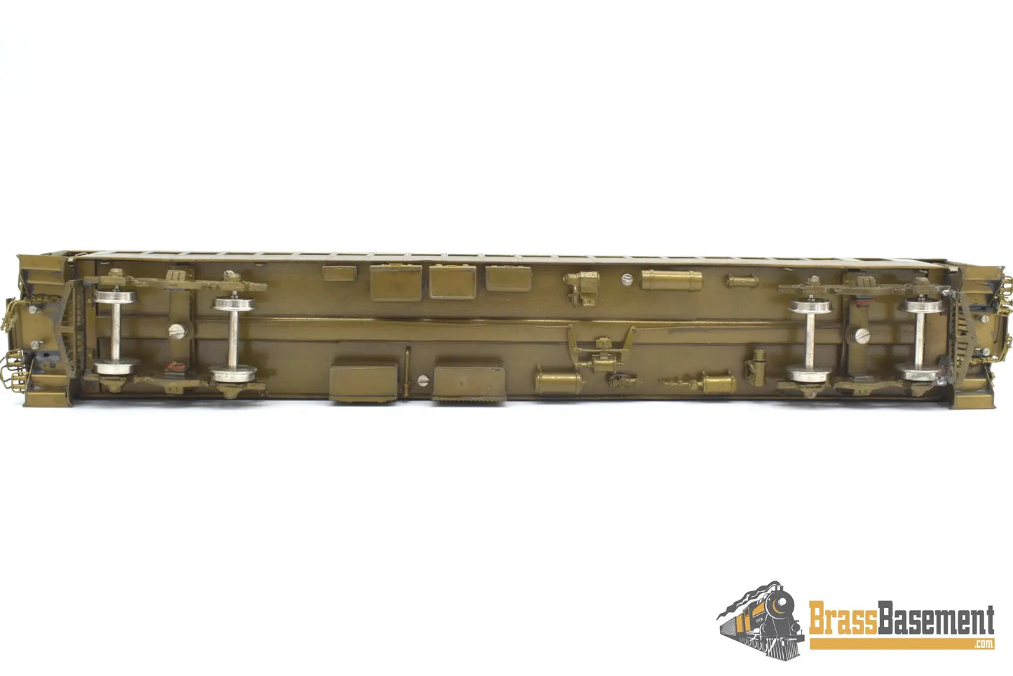 Ho Brass - Njcb Reading Railroad Self Propelled Mu 3 - Car Set Unpainted Passenger