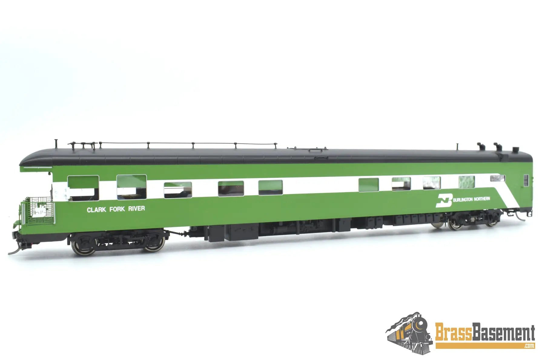 Ho Brass - North Bank Line Nbl Bn Burlington Northern ’Clark Fork River’ Brand New Bent Stripe