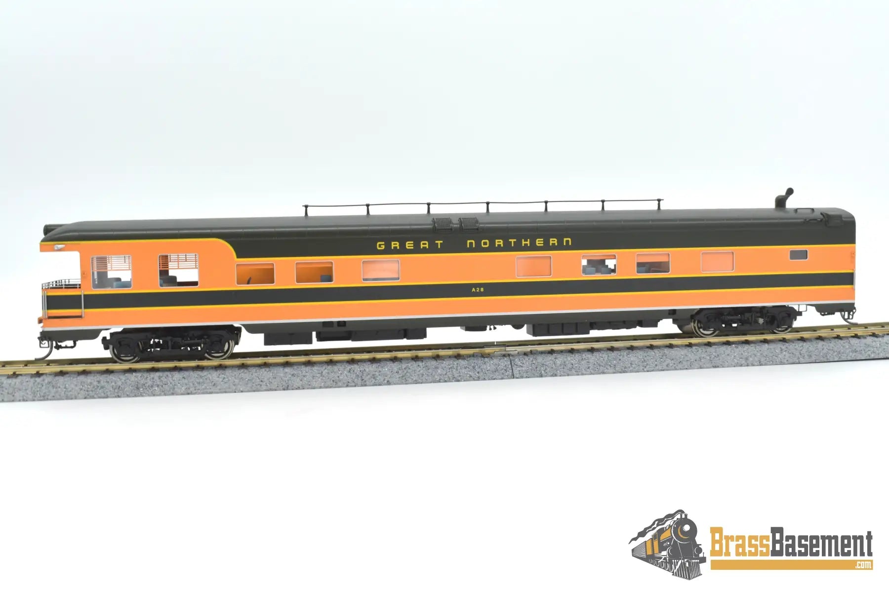 Ho Brass - North Bank Line Nbl Gn Great Northern A28 1950S Skirted Version Brand New Passenger