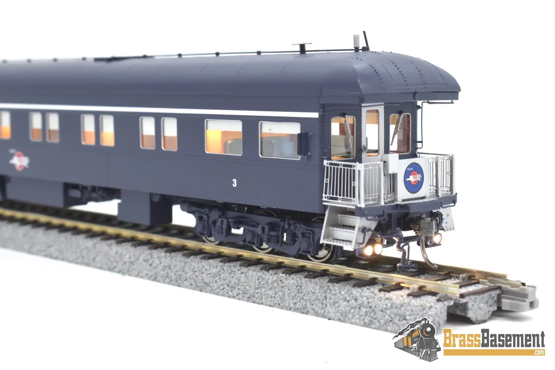 Ho Brass - North Bank Line Nbl Missouri Pacific Mp Business Car #3 Brand New Passenger