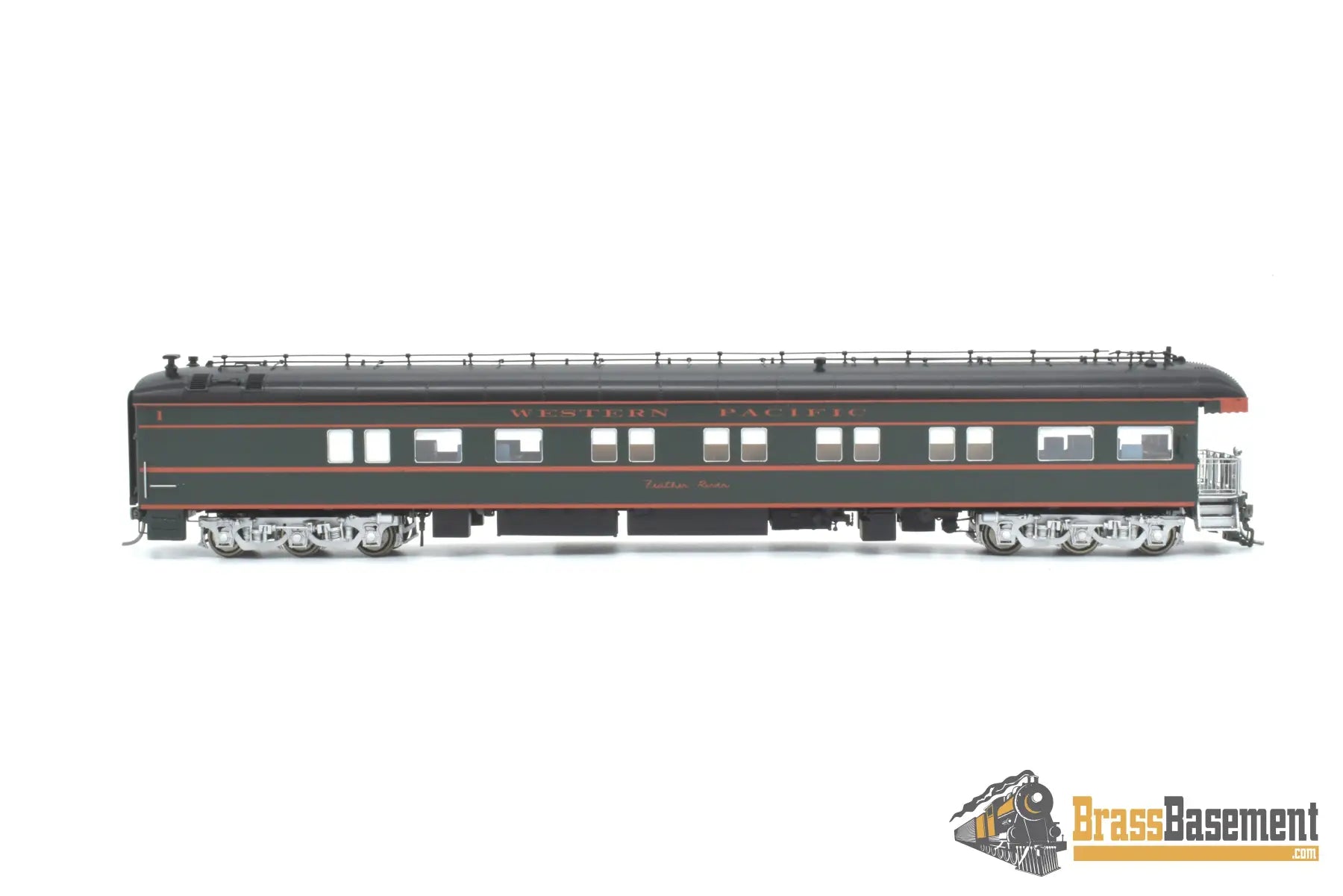 Ho Brass - North Bank Line Nbl Western Pacific ’Feather River’ Brand New Passenger