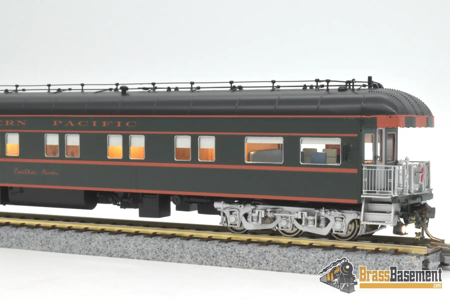 Ho Brass - North Bank Line Nbl Western Pacific ’Feather River’ Brand New Passenger