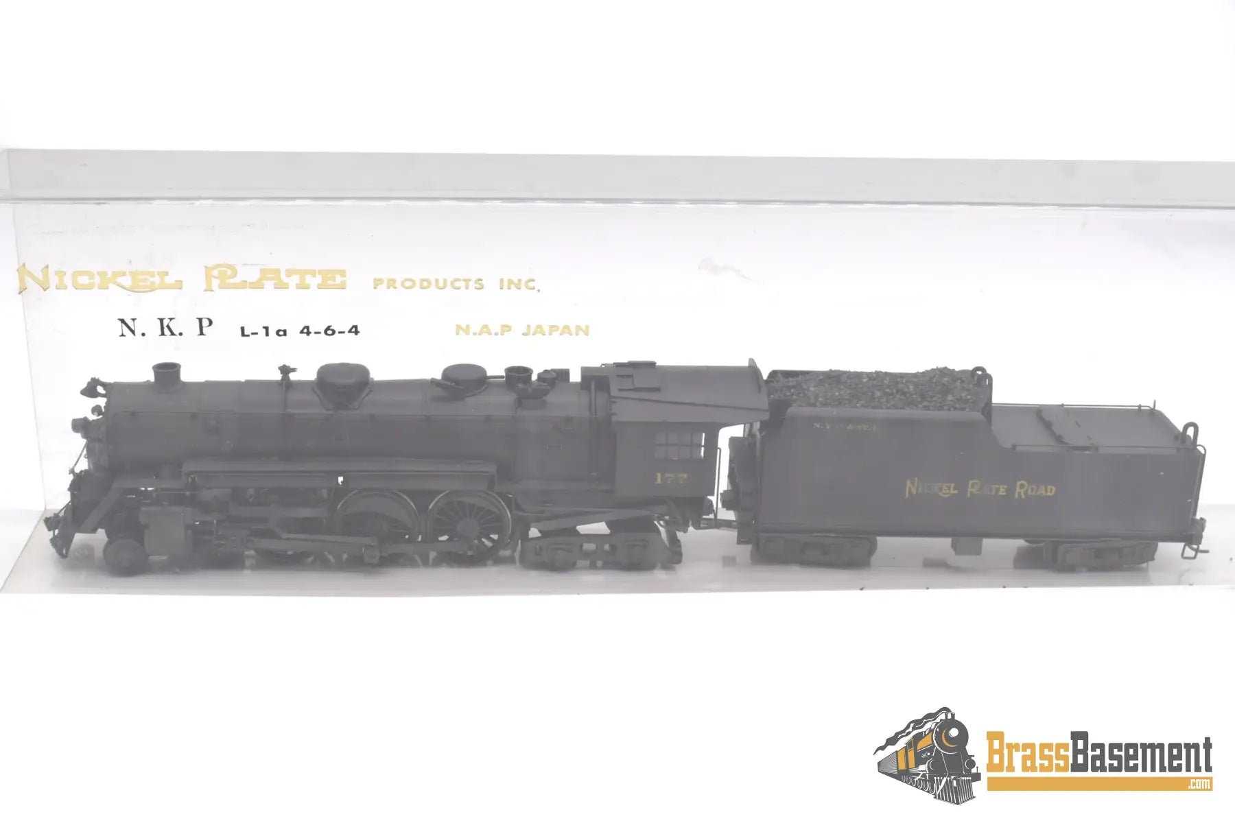 Ho Brass - Npp Nickel Plate Road Nkp 4 - 6 - 4 Hudson L - 1A W/O Smoke Lifters C/P Steam