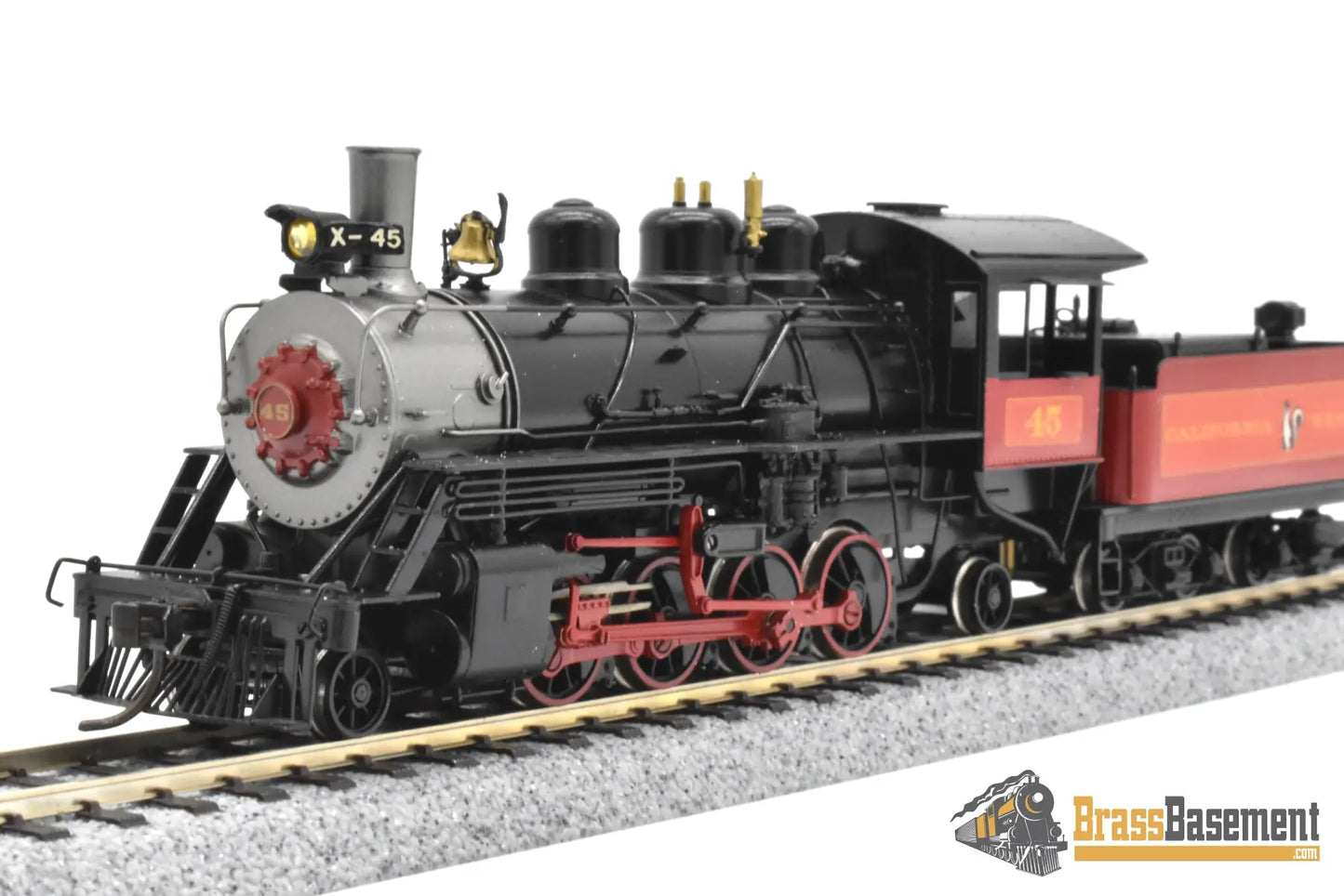 HO Brass NWSL Baldwin 70 ton Logging Mikado 2 8 2 California Western #45 SUPER PRO PAINT Steam