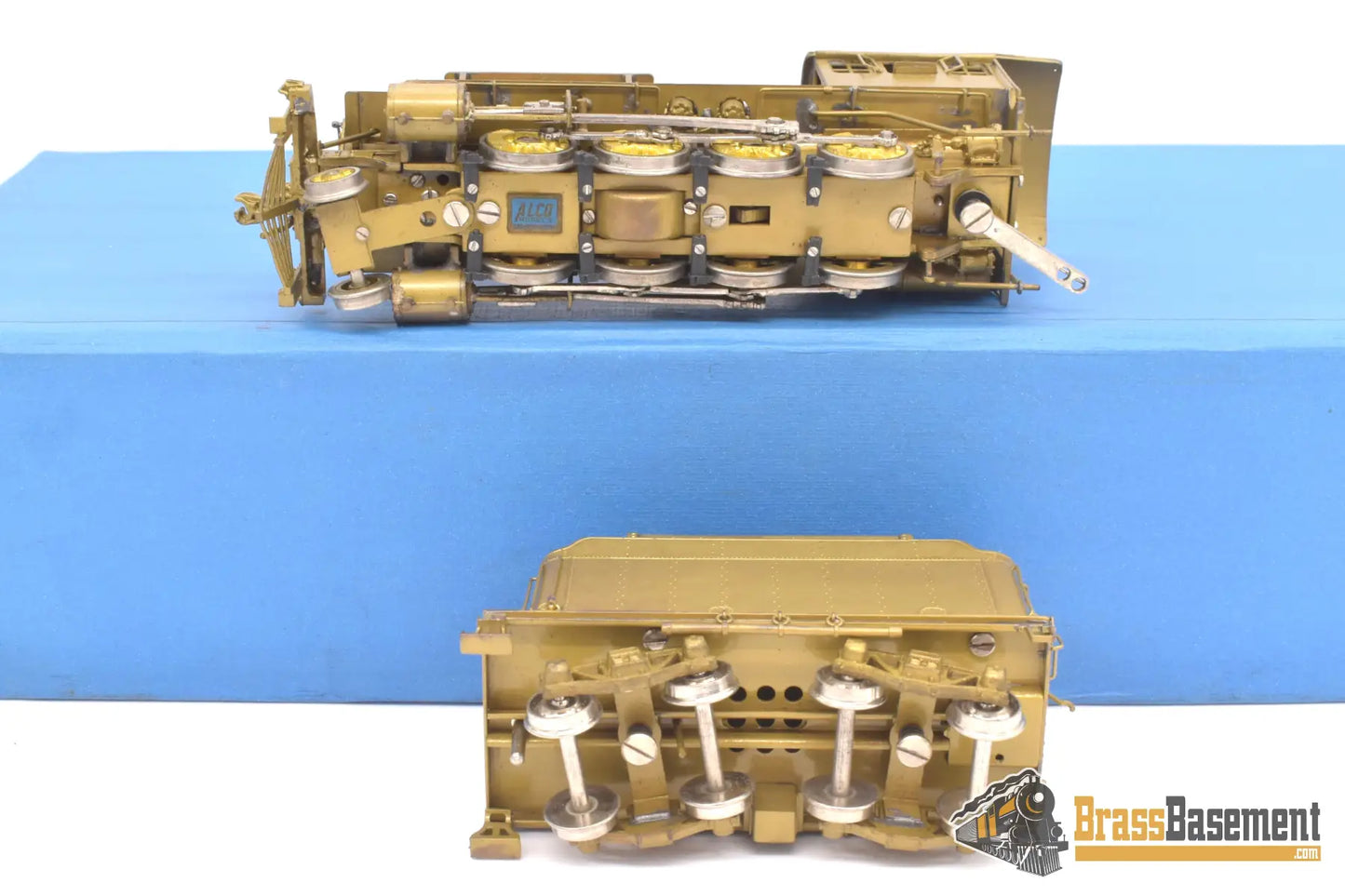 Ho Brass - Nwsl Norfolk & Western G - 1 2 - 8 - 0 Unpainted Does Not Run Steam