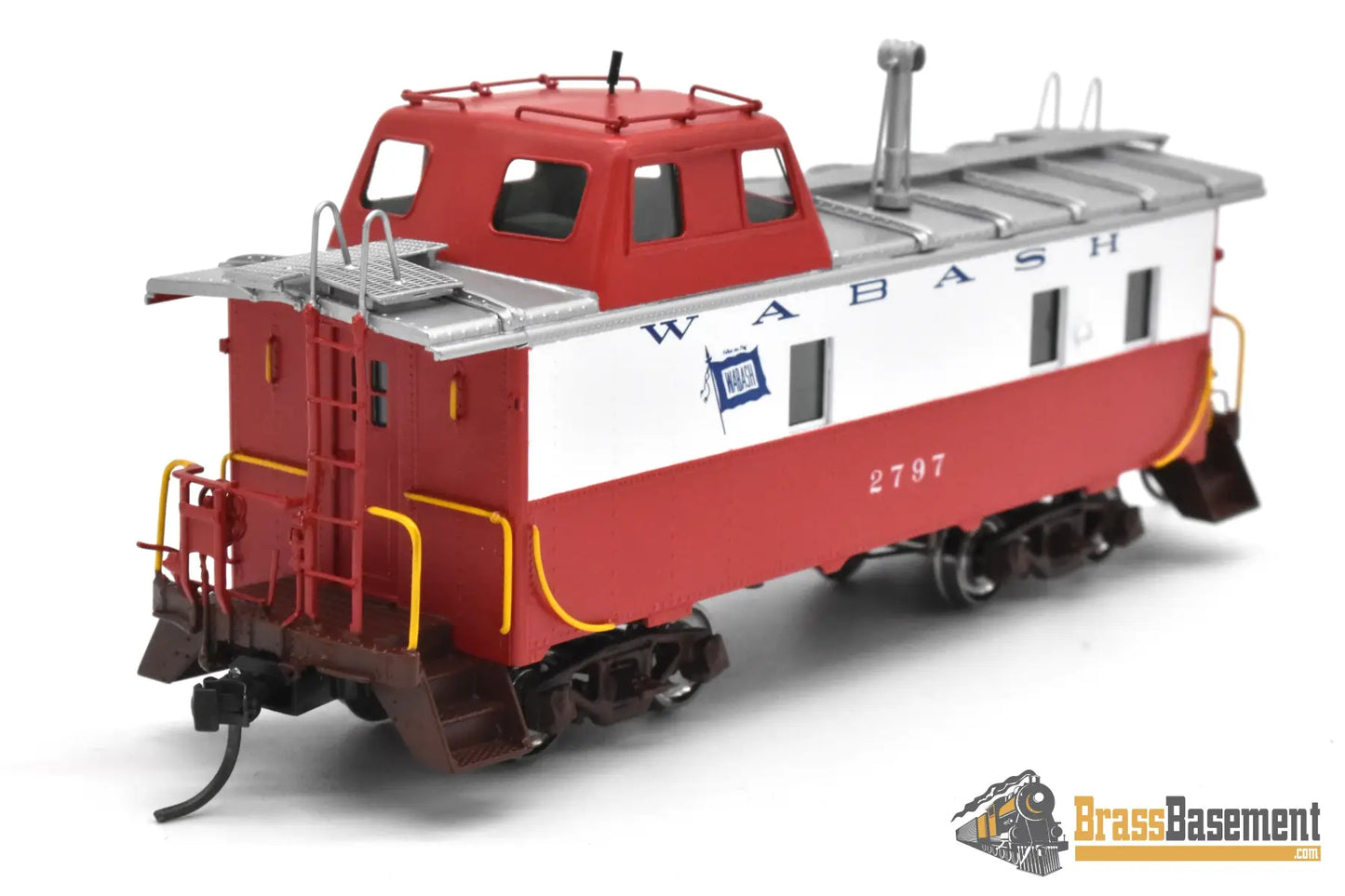 HO Brass OMI 087030001.1 Wabash Streamlined Caboose #2797 Factory Finished Red/White/Blue 2004 Freight