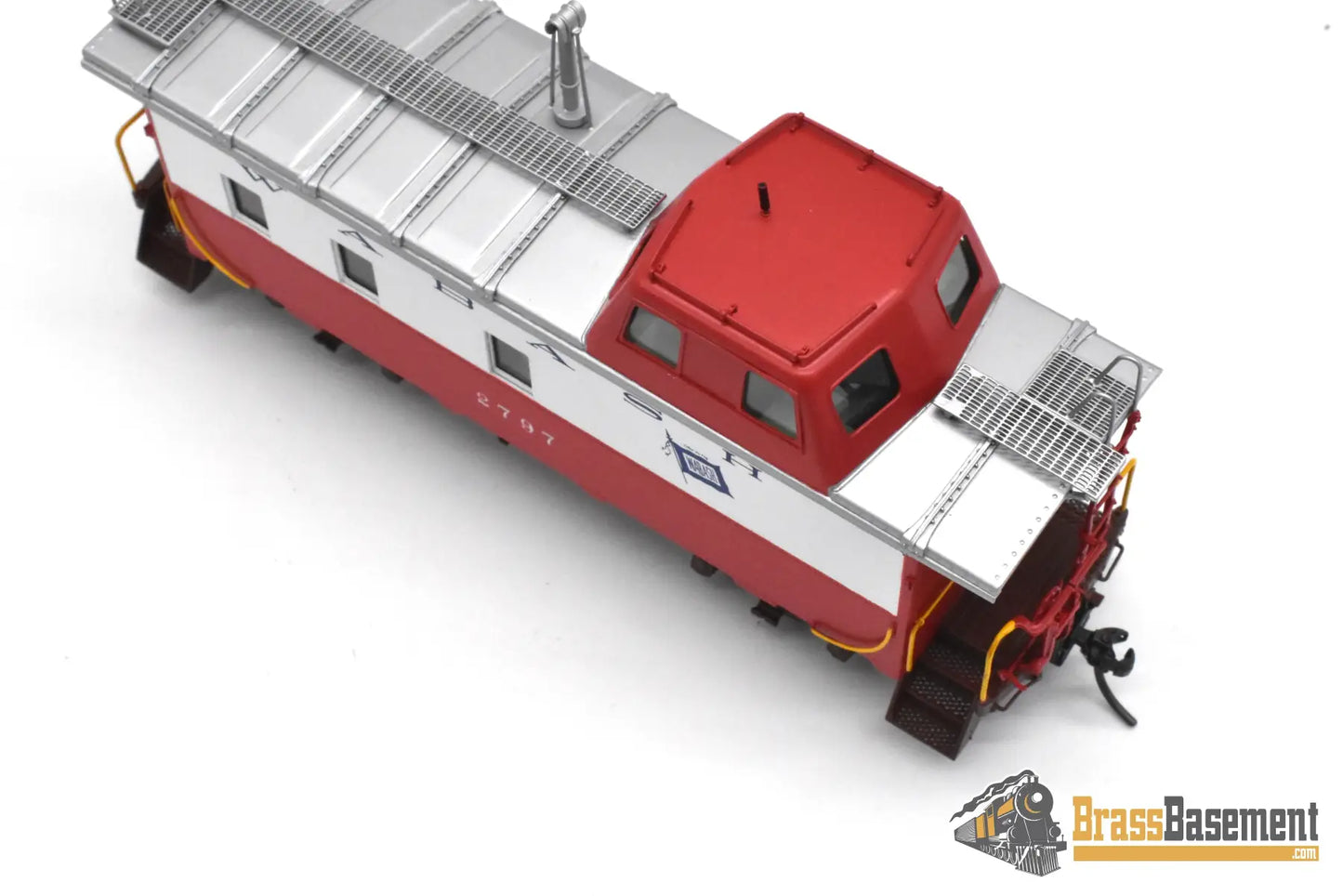 HO Brass OMI 087030001.1 Wabash Streamlined Caboose #2797 Factory Finished Red/White/Blue 2004 Freight