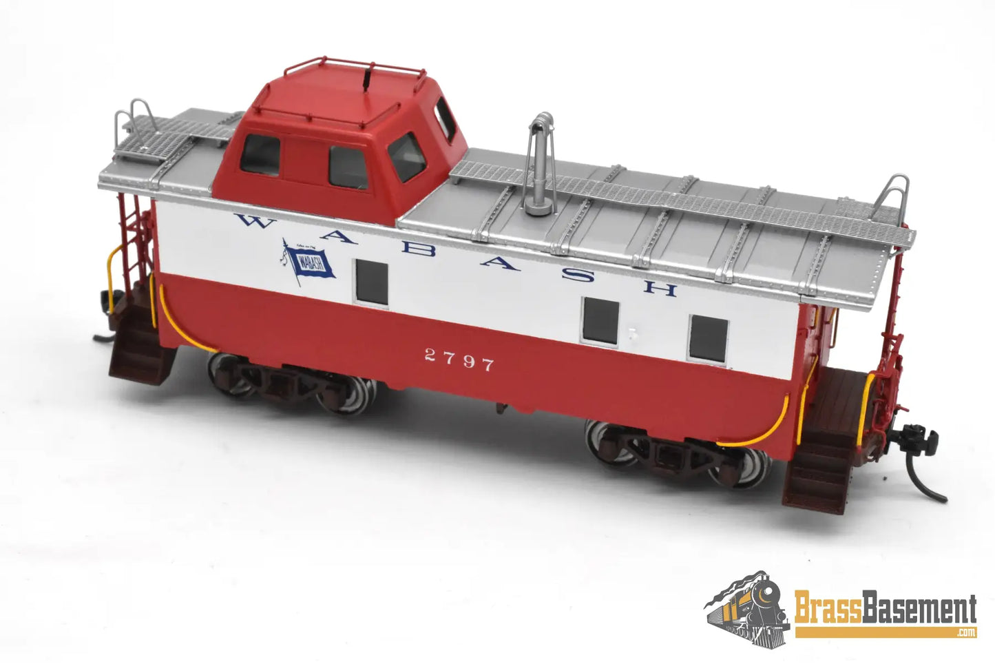 HO Brass OMI 087030001.1 Wabash Streamlined Caboose #2797 Factory Finished Red/White/Blue 2004 Freight