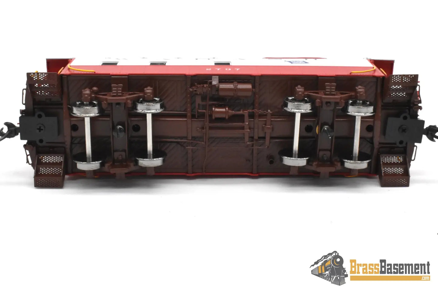 HO Brass OMI 087030001.1 Wabash Streamlined Caboose #2797 Factory Finished Red/White/Blue 2004 Freight