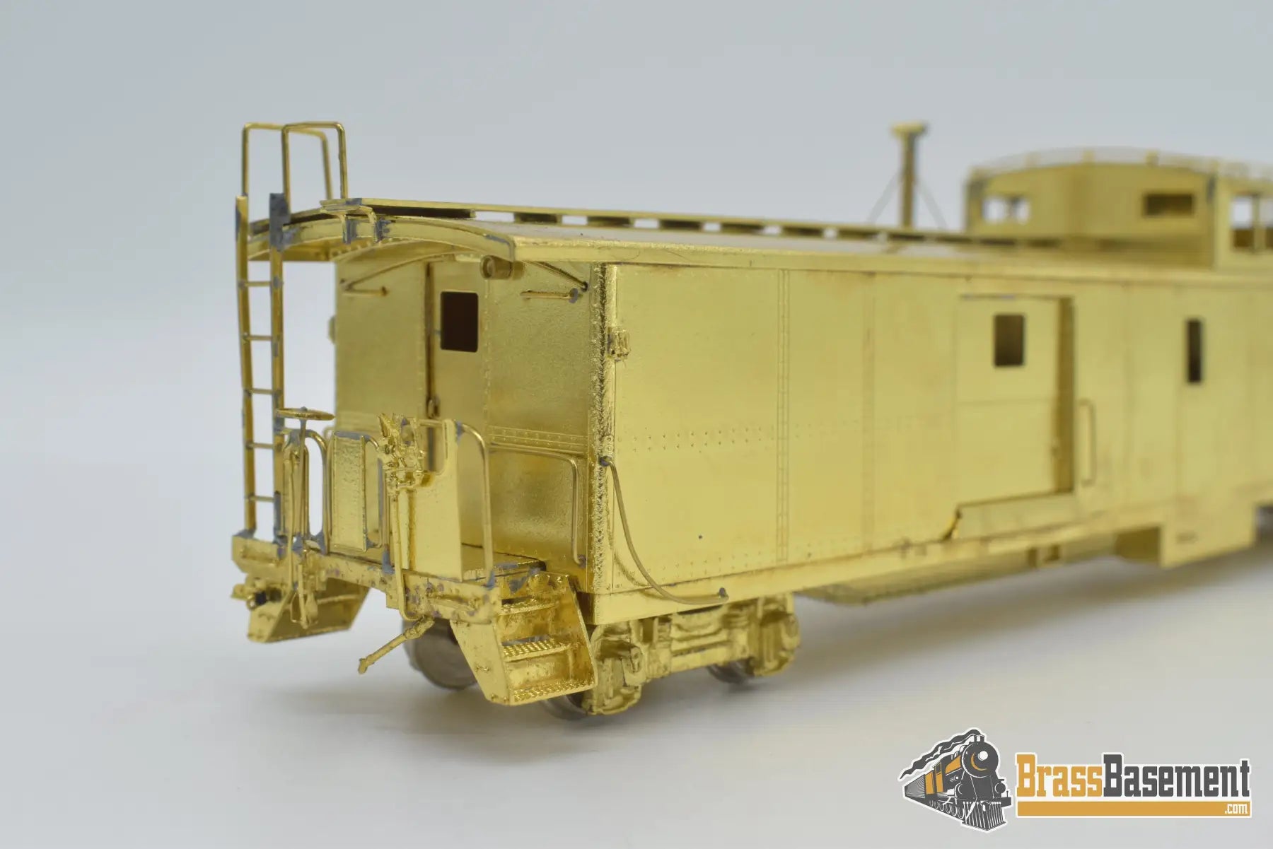 Ho Brass - Omi 1109 Great Northern X - 181 Superlong Caboose Unpainted Mint Freight