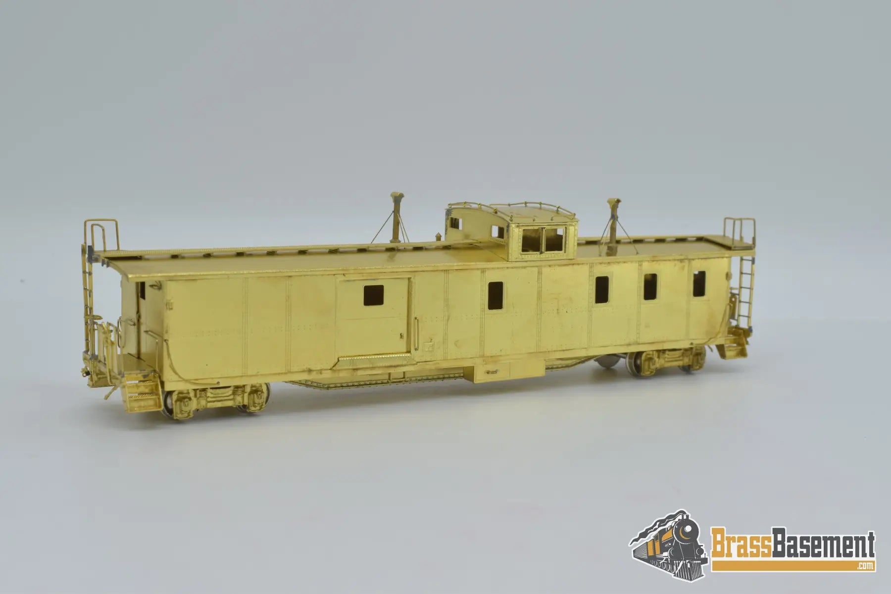 Ho Brass - Omi 1109 Great Northern X - 181 Superlong Caboose Unpainted Mint Freight