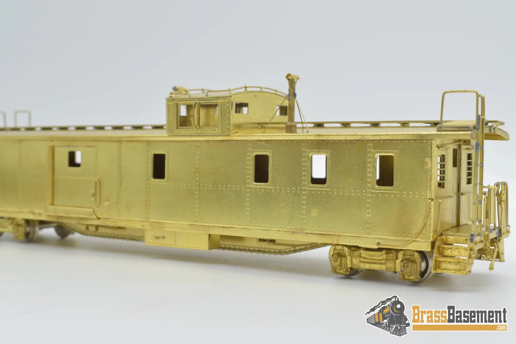 Ho Brass - Omi 1109 Great Northern X - 181 Superlong Caboose Unpainted Mint Freight
