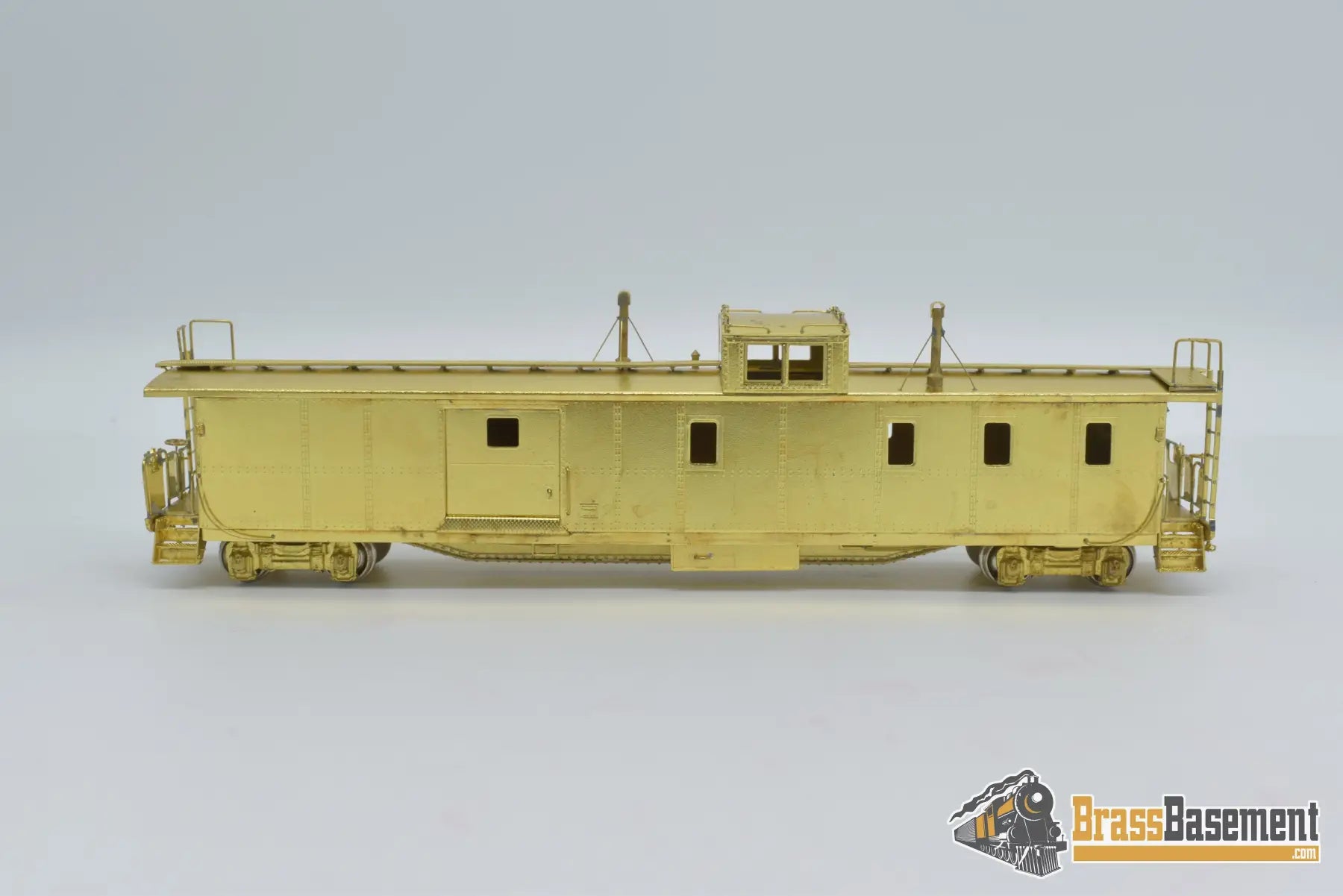 Ho Brass - Omi 1109 Great Northern X - 181 Superlong Caboose Unpainted Mint Freight