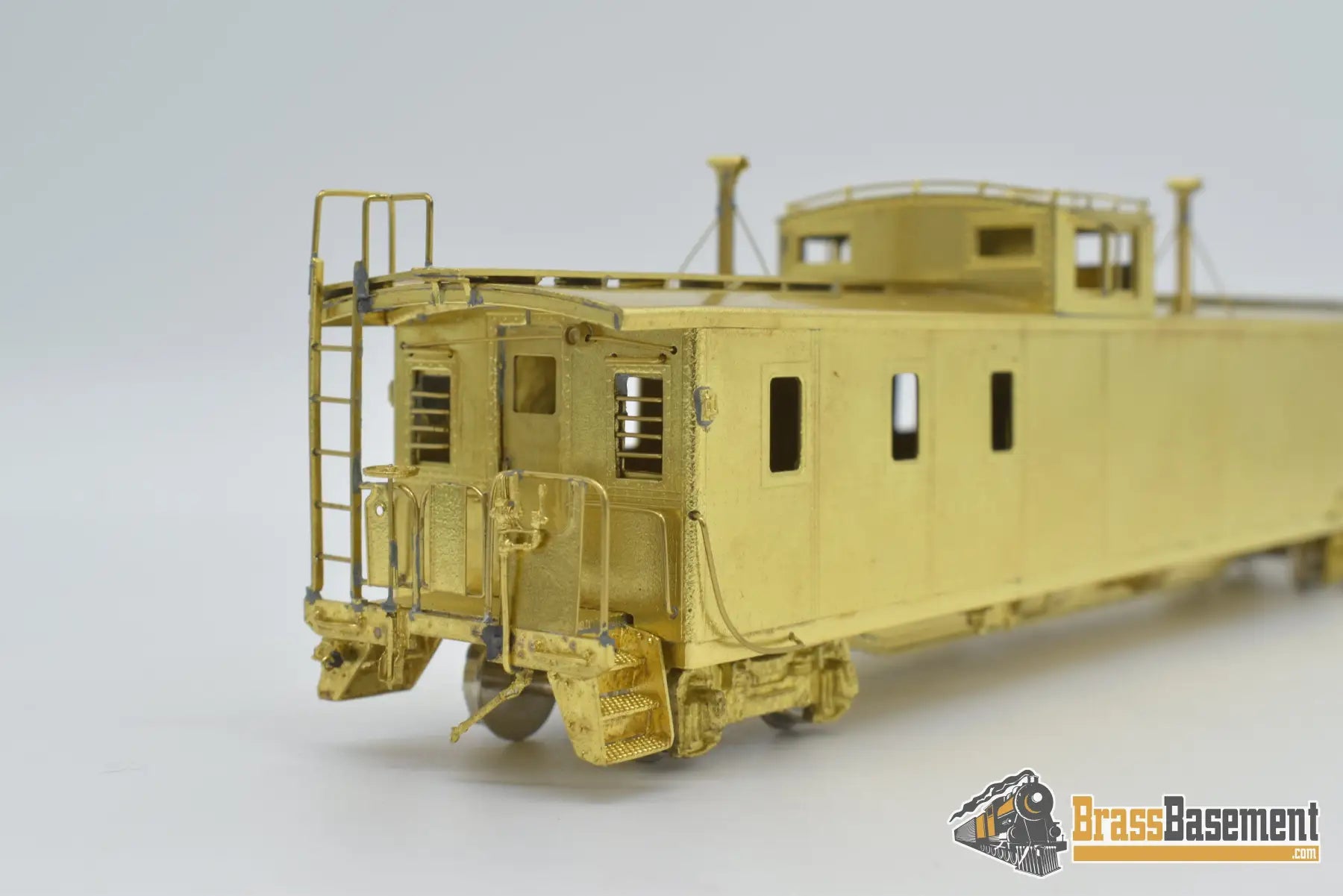 Ho Brass - Omi 1109 Great Northern X - 181 Superlong Caboose Unpainted Mint Freight