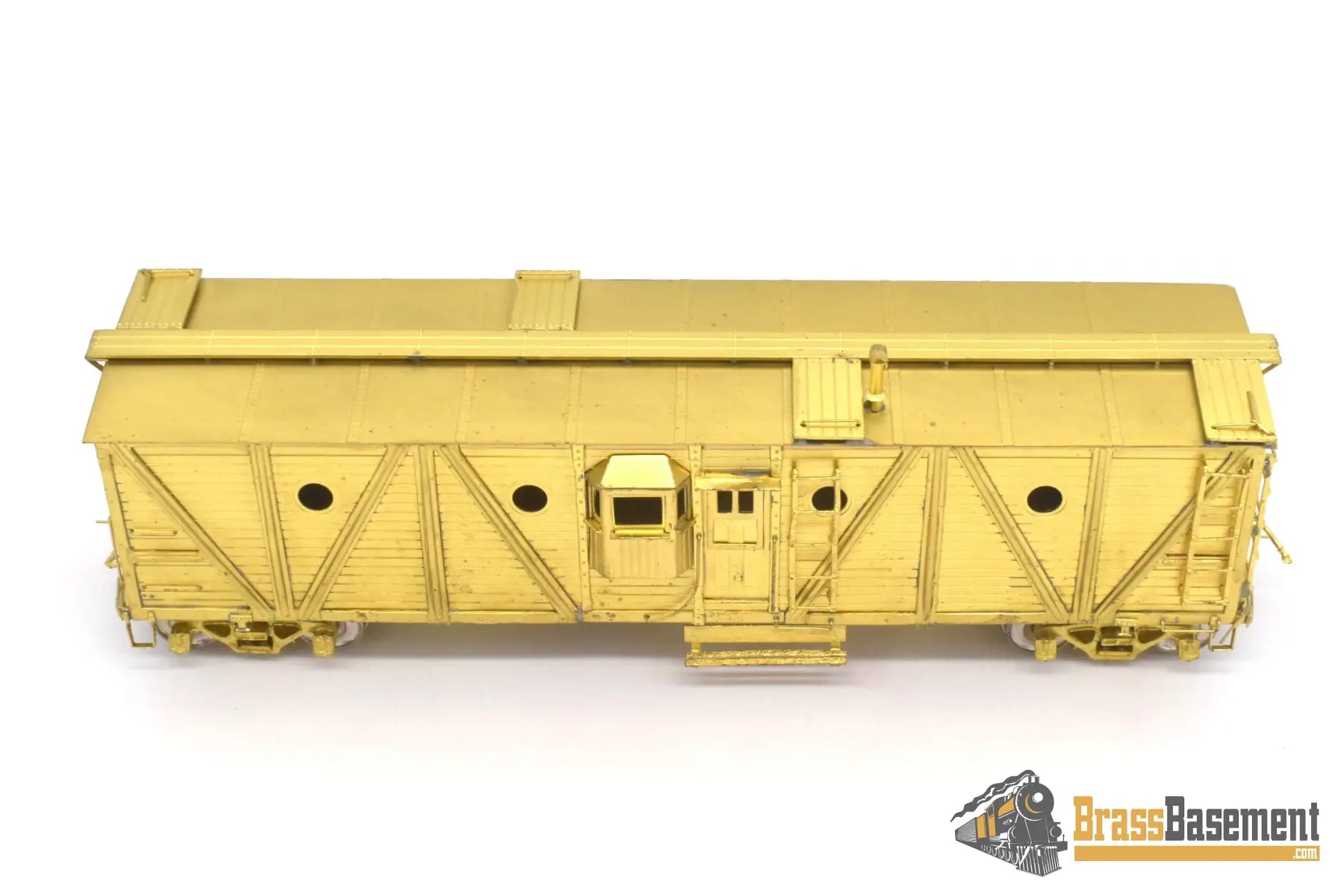 Ho Brass - Omi 1125 Overland Pennsylvania Rr Prr Nx - 23 Unpainted Freight
