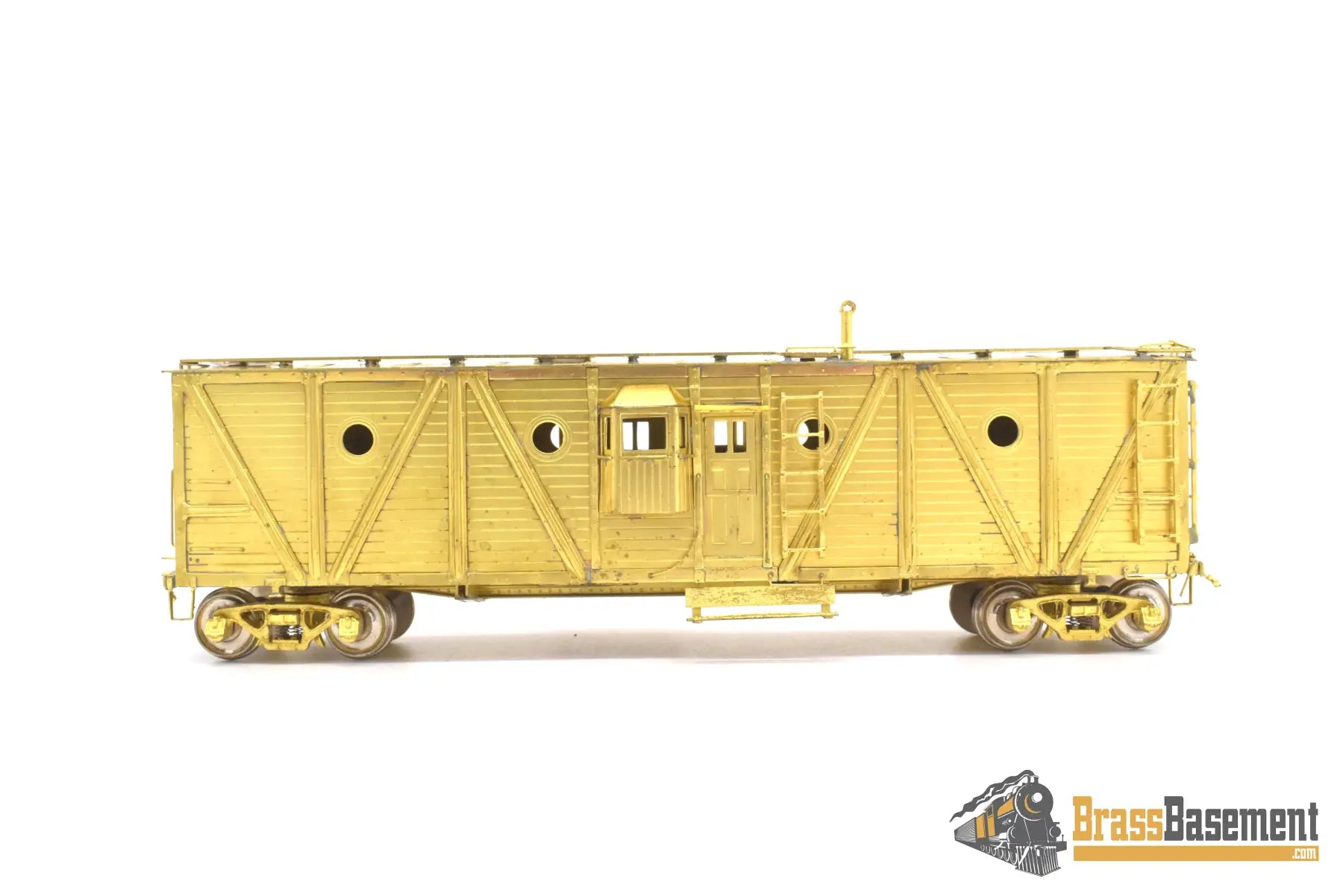 Ho Brass - Omi 1125 Overland Pennsylvania Rr Prr Nx - 23 Unpainted Freight